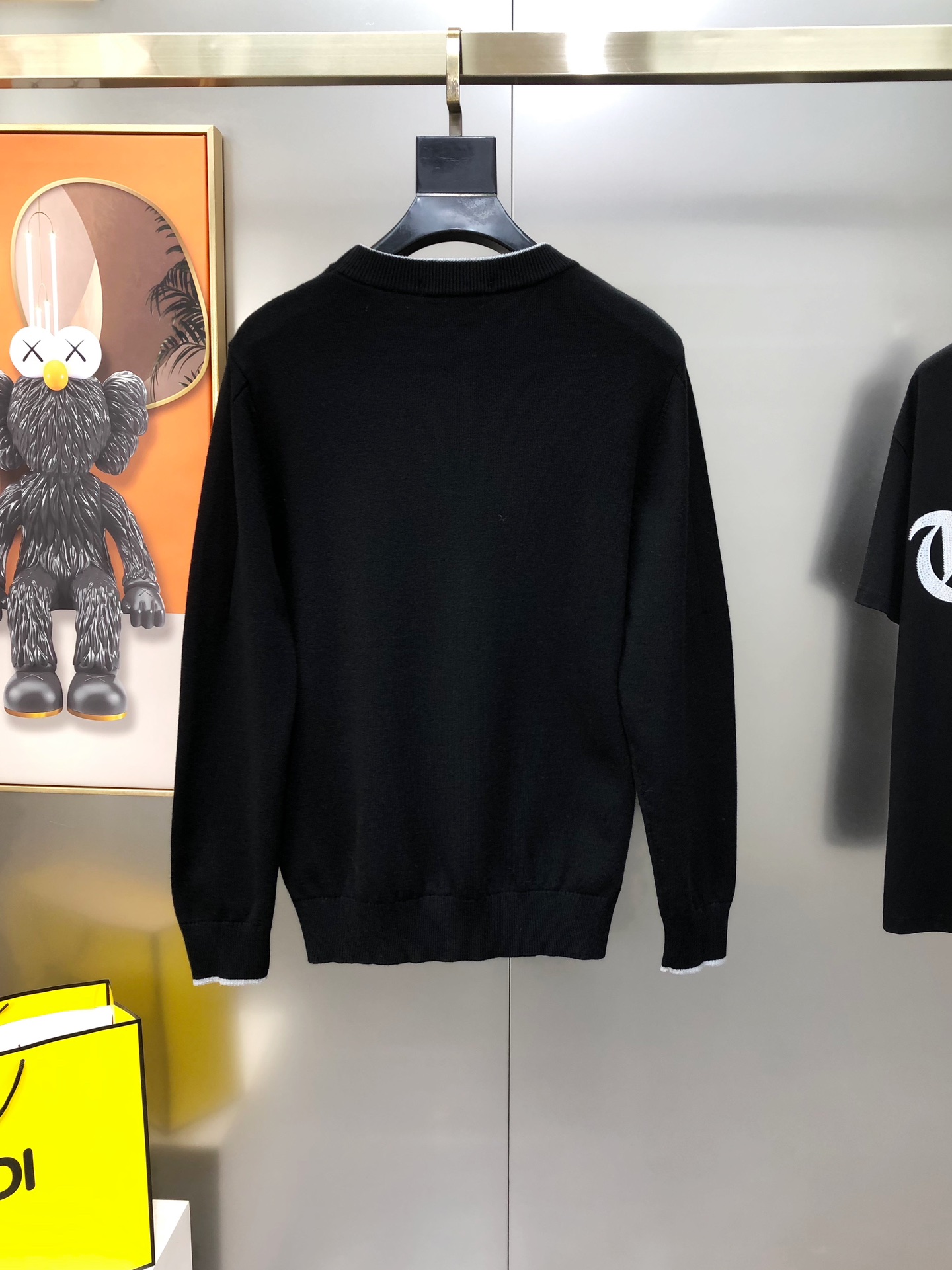 Dior Male Basic Clothing Wool Black M-l-xl