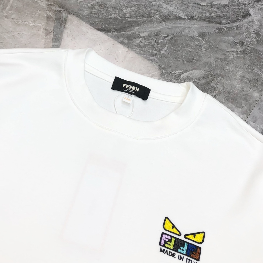 Fendi Male Hoodie Cotton Black M-l-xl