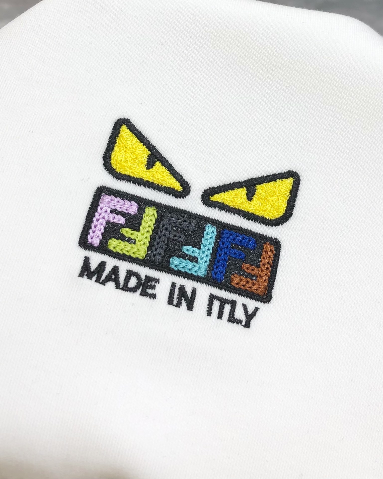 Fendi Male Hoodie Cotton Black M-l-xl