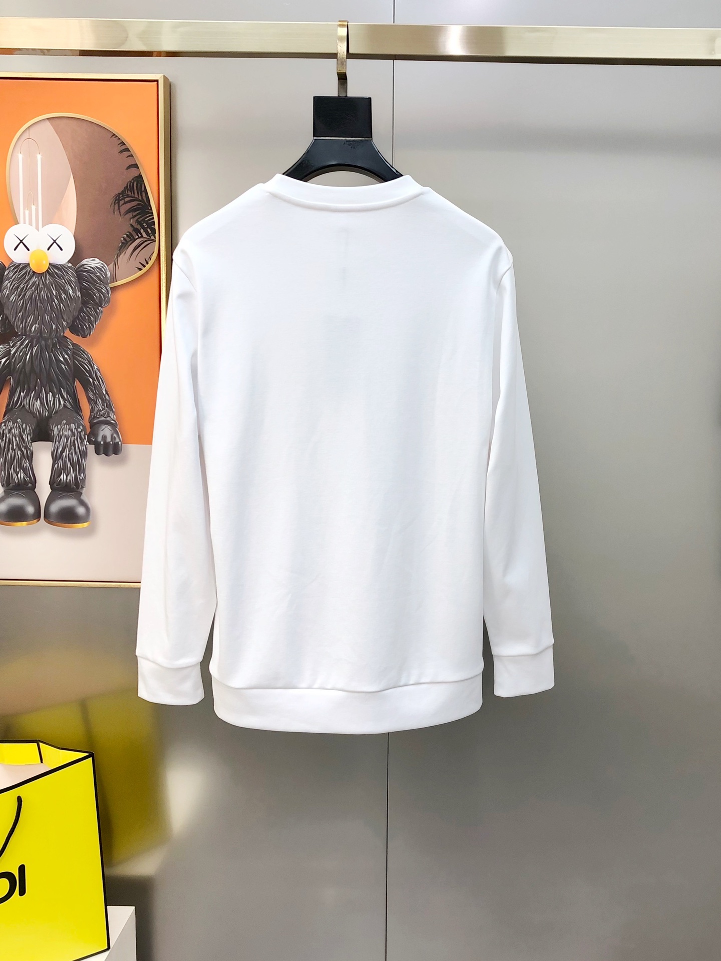 Fendi Male Hoodie Cotton Black M-l-xl