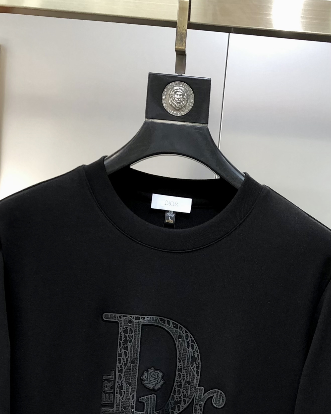Dior Male Hoodie Cotton Black M-l-xl