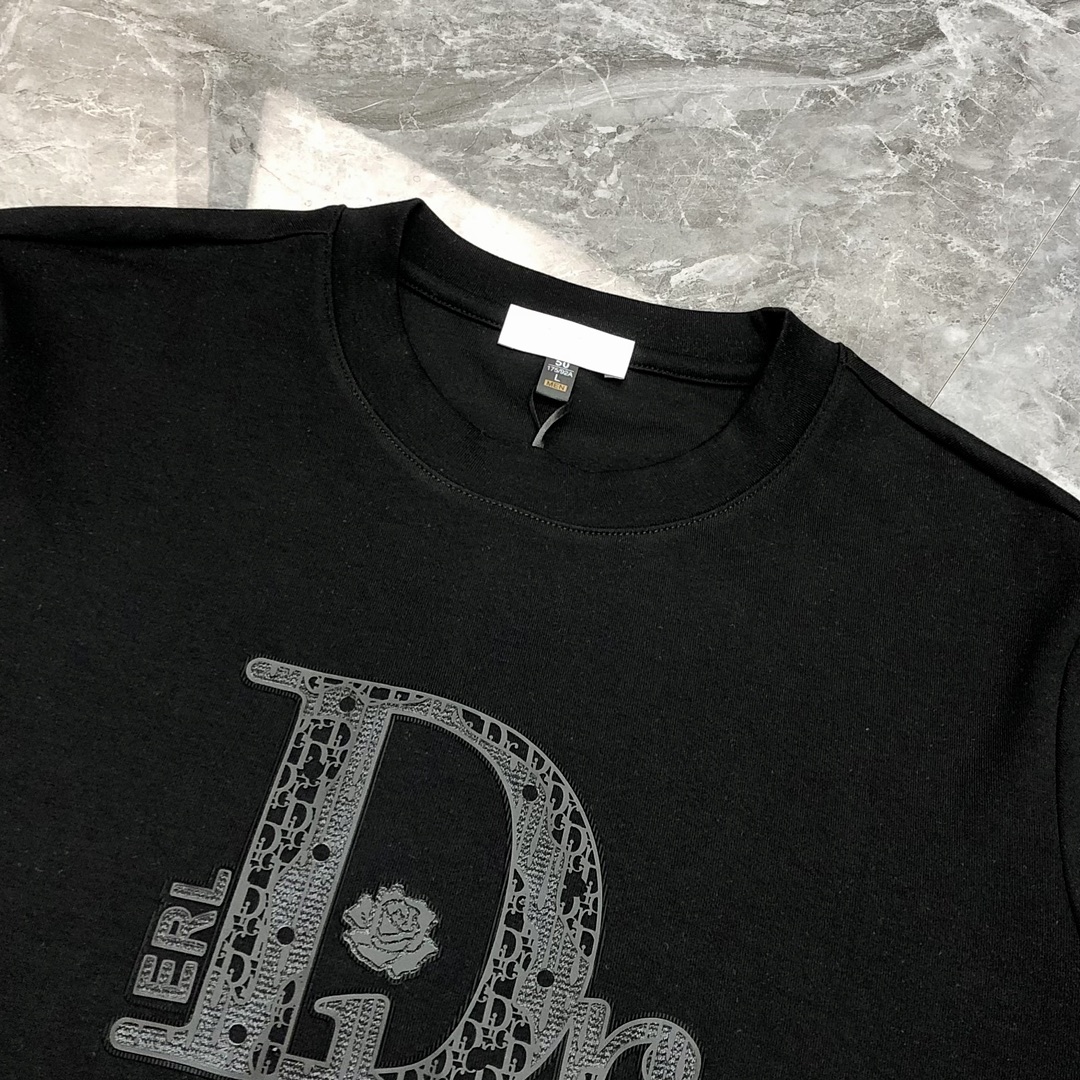 Dior Male Hoodie Cotton Black M-l-xl