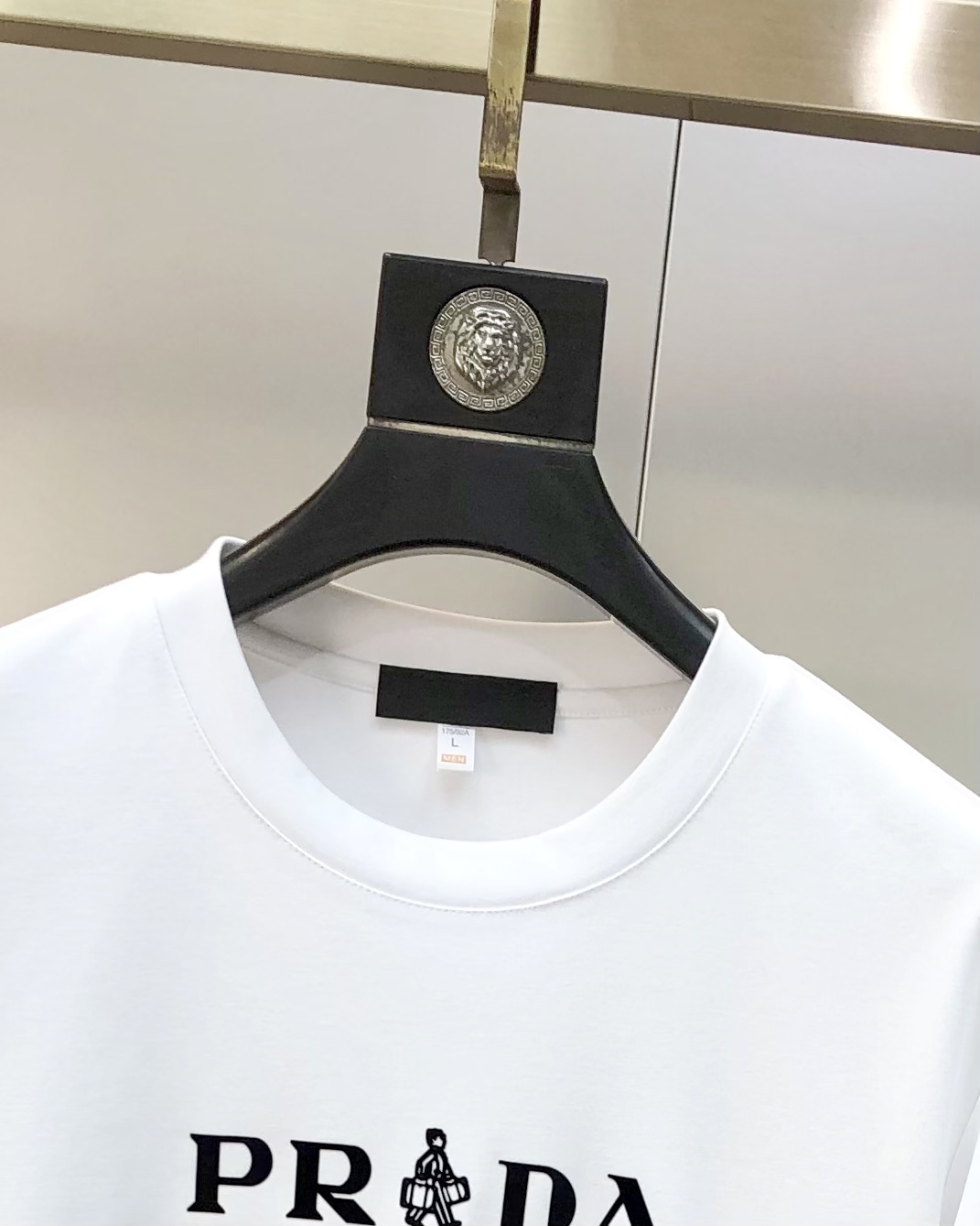 Prada Male Hoodie Cotton Black M-l-xl