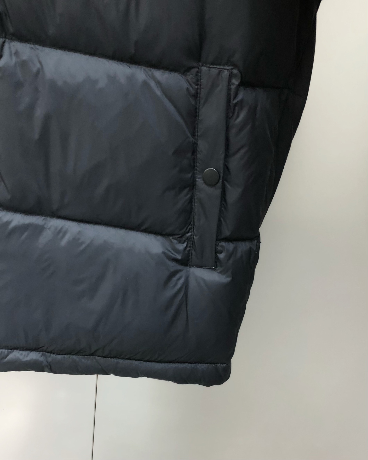 Fendi Male Down Jacket White Duck Down Black Hooded M-l-xl