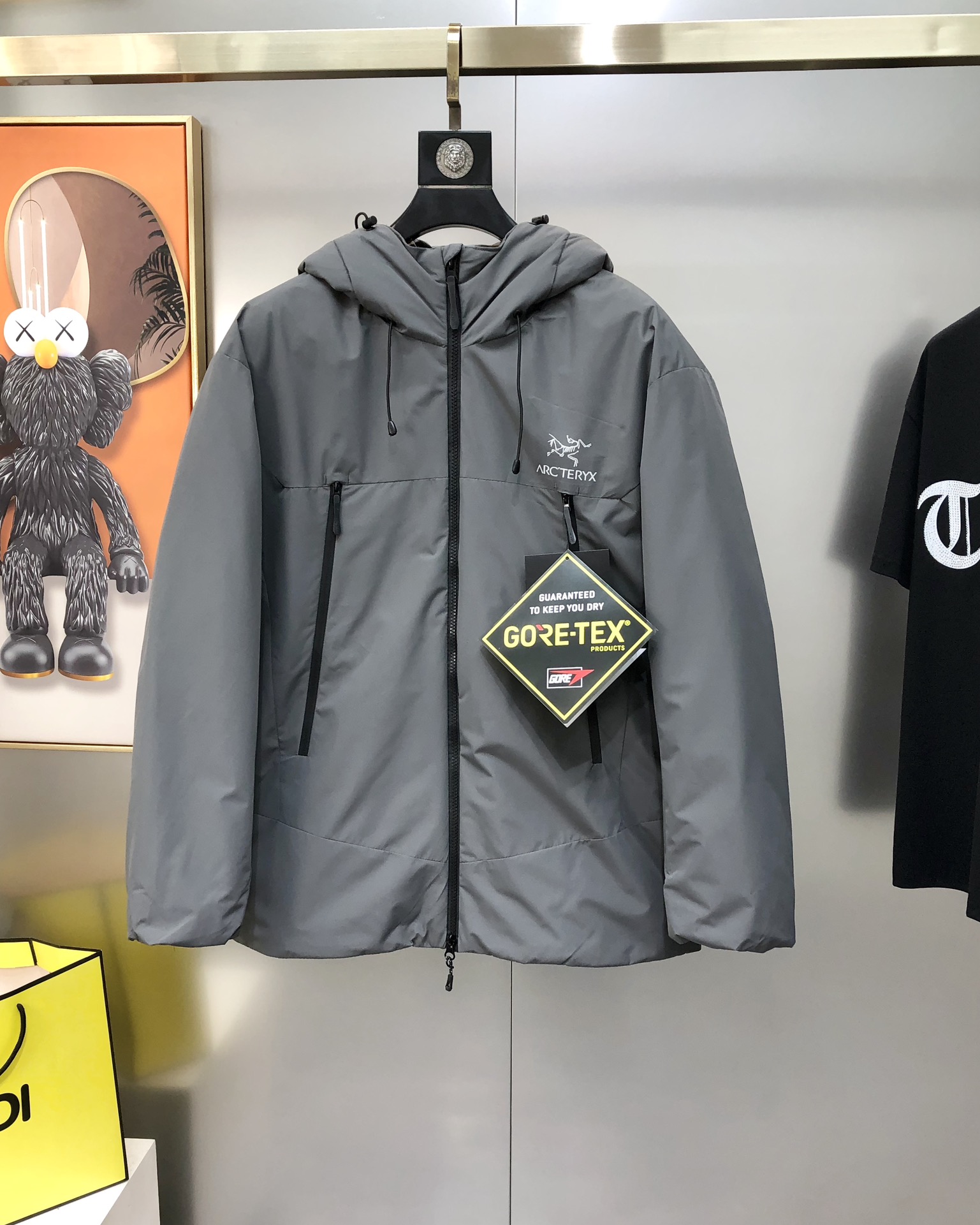 Arcteryx Male Down Jacket White Duck Down Hooded M-l-xl