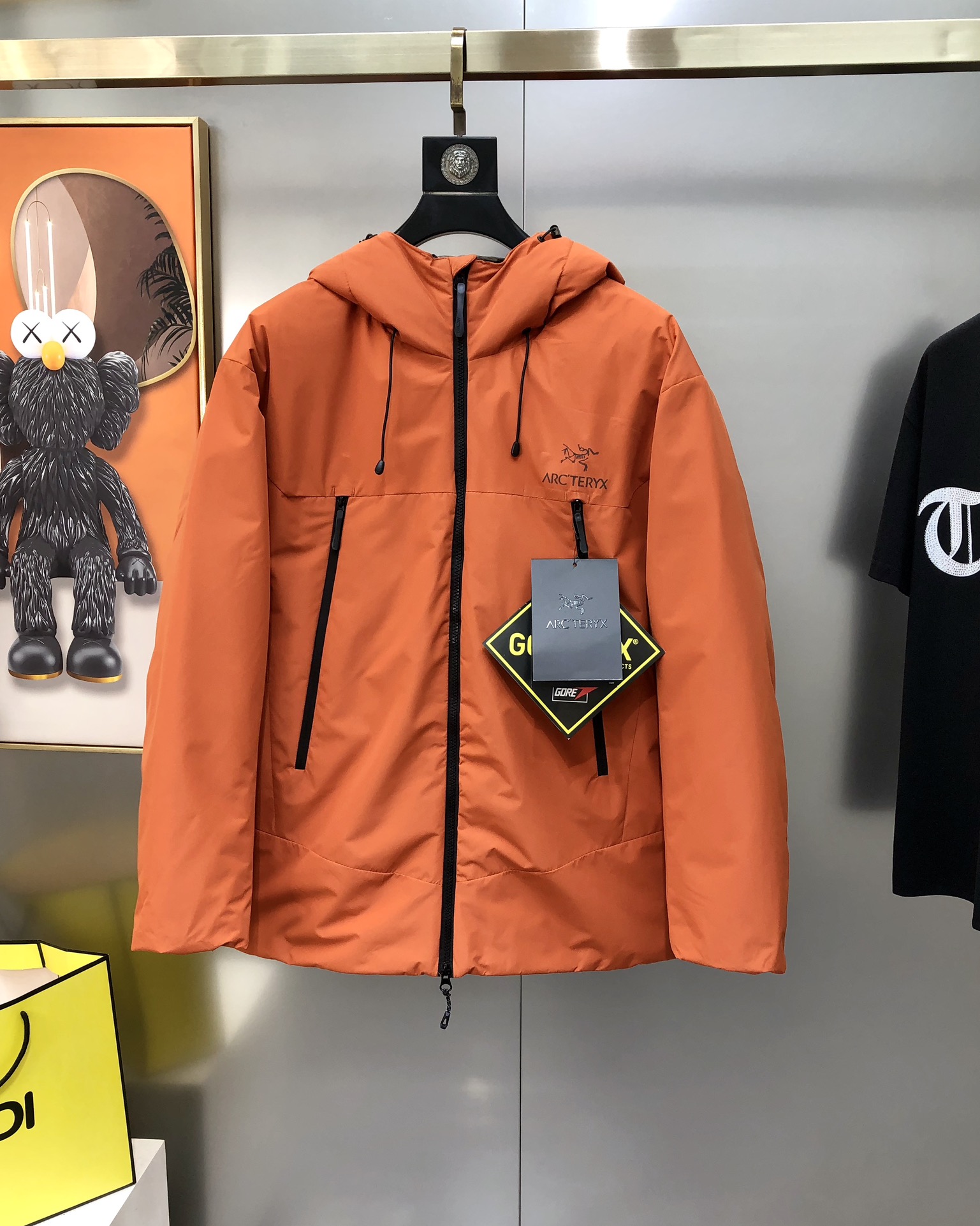 Arcteryx Male Down Jacket White Duck Down Hooded M-l-xl