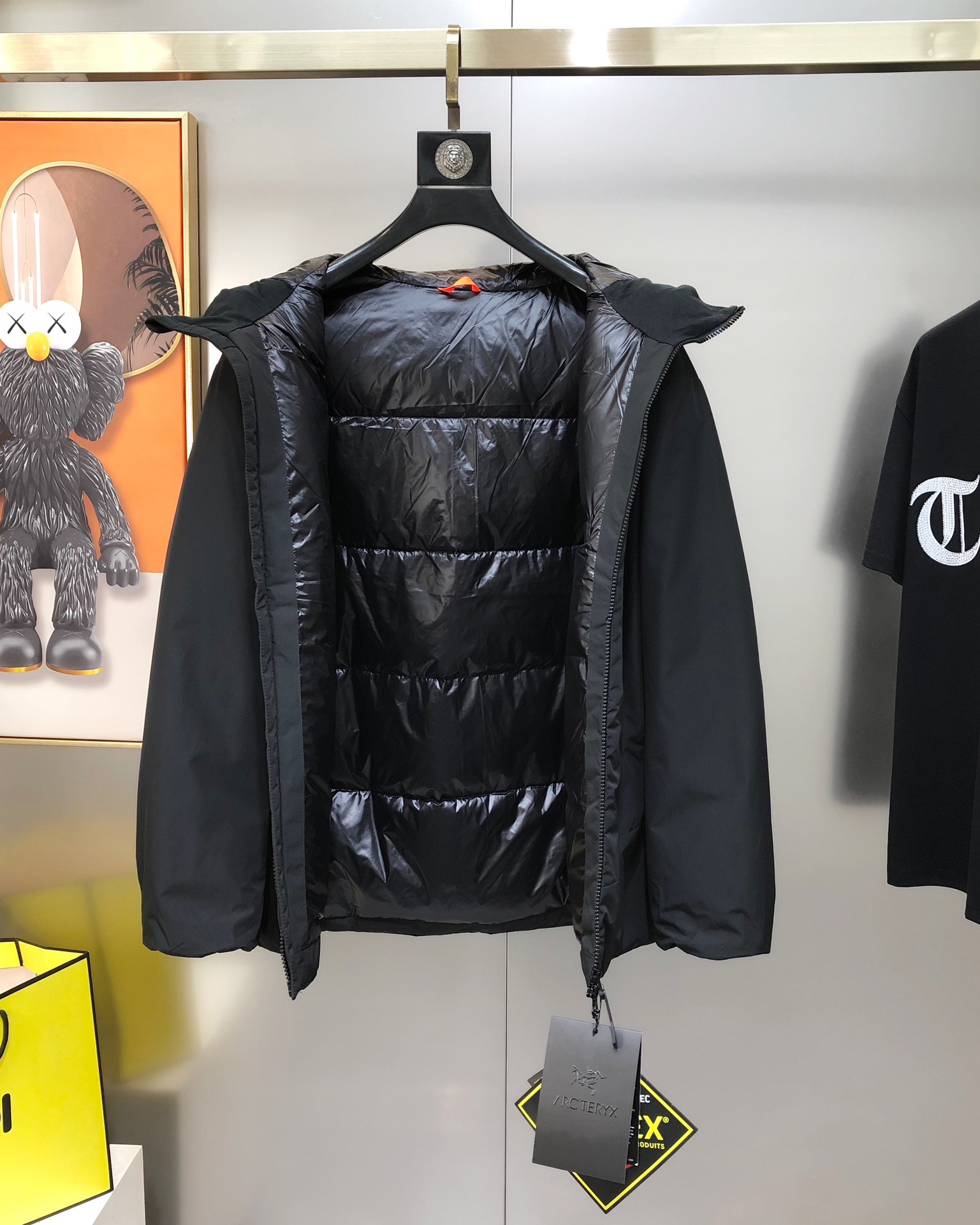 Arcteryx Male Down Jacket White Duck Down Hooded M-l-xl