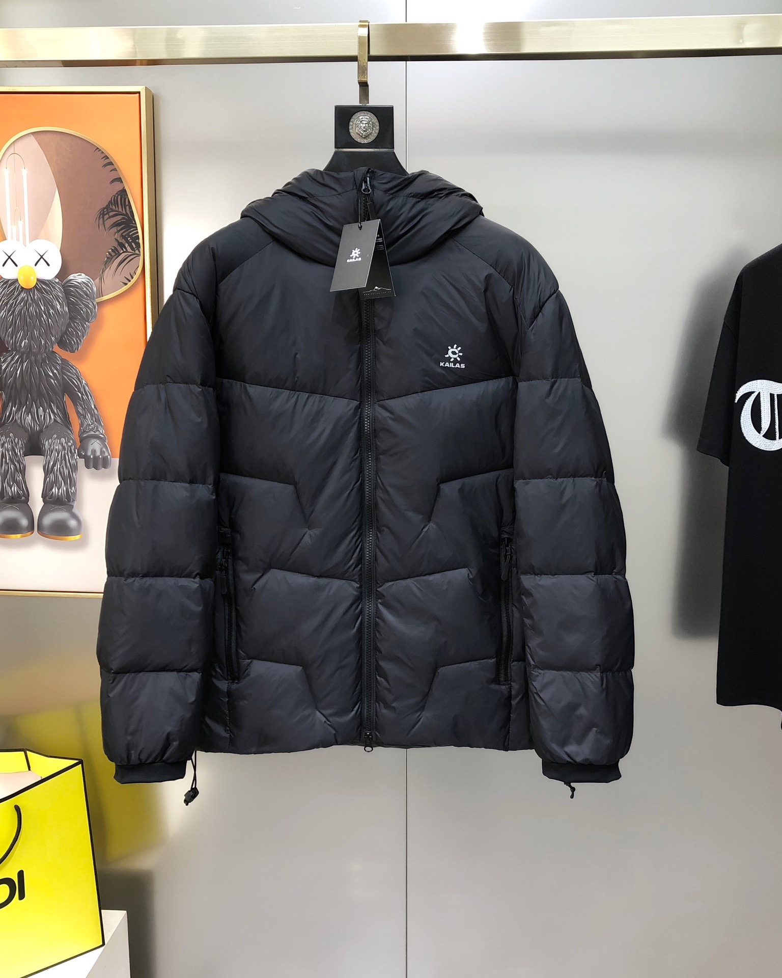 Kailas Male Down Jacket White Duck Down Hooded S-m-l-xl