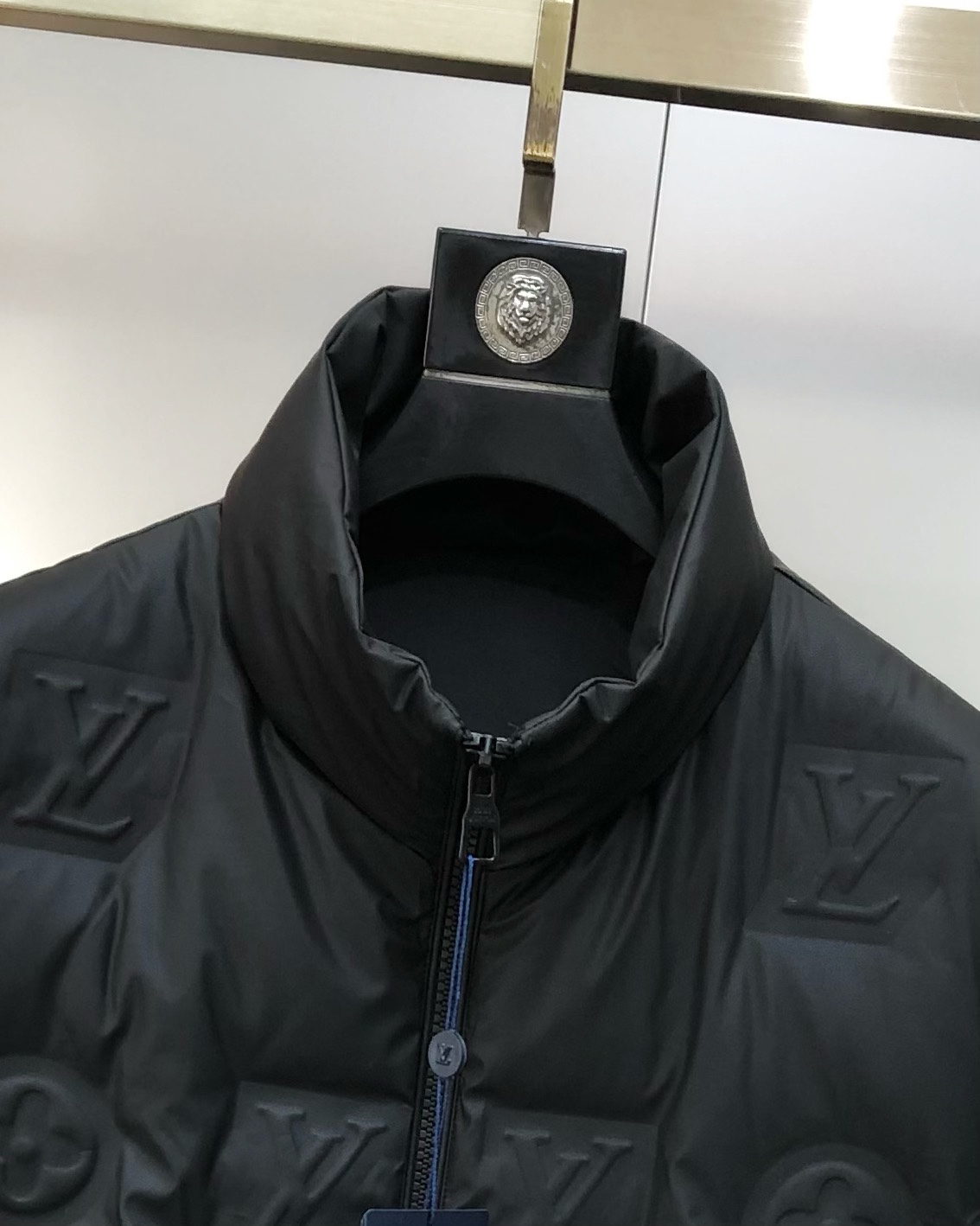 Louis Vuitton Male Down Vest White Duck Down Black M-l-xl