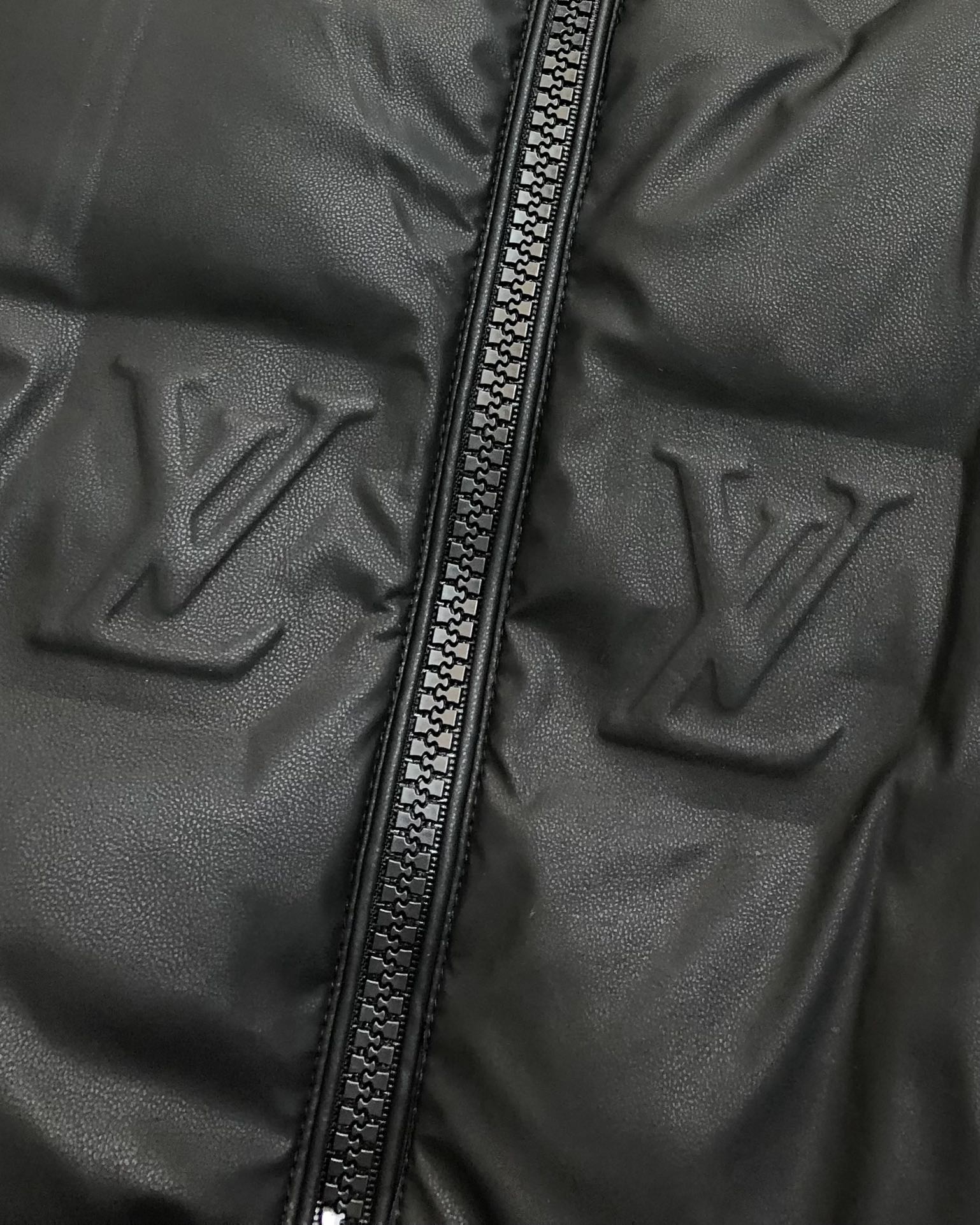 Louis Vuitton Male Down Vest White Duck Down Black M-l-xl