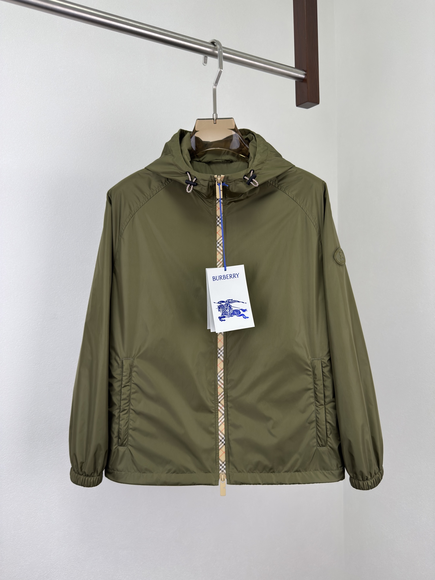 Burberry Basic Clothing Cotton Black Hooded M-xl