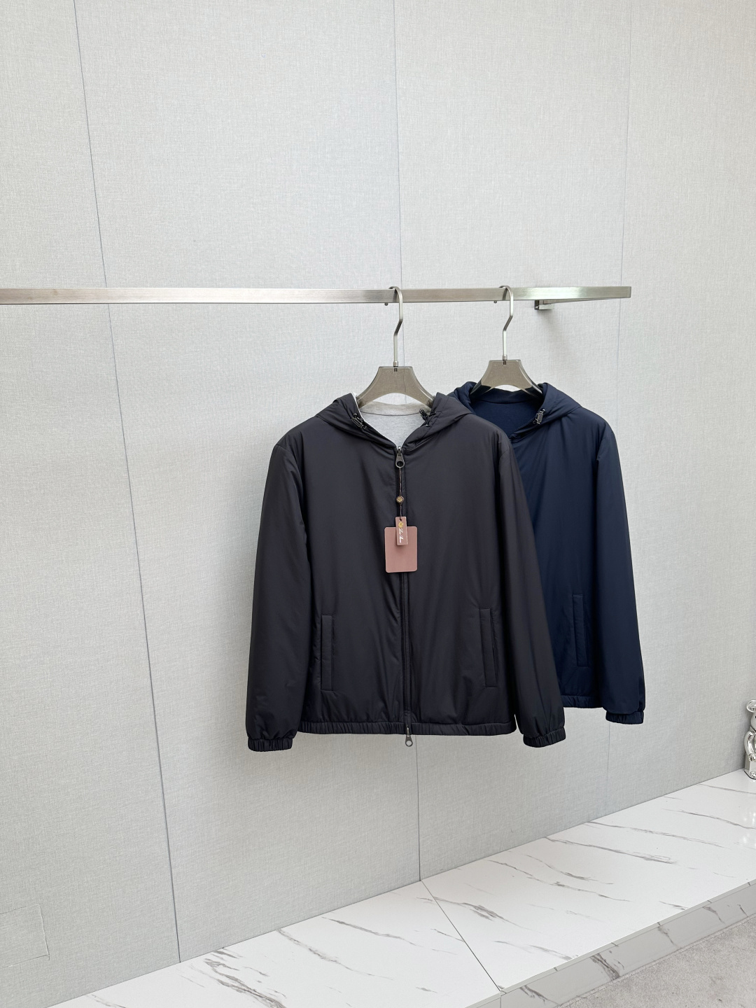 Loro Piana Jacket Black Hooded L