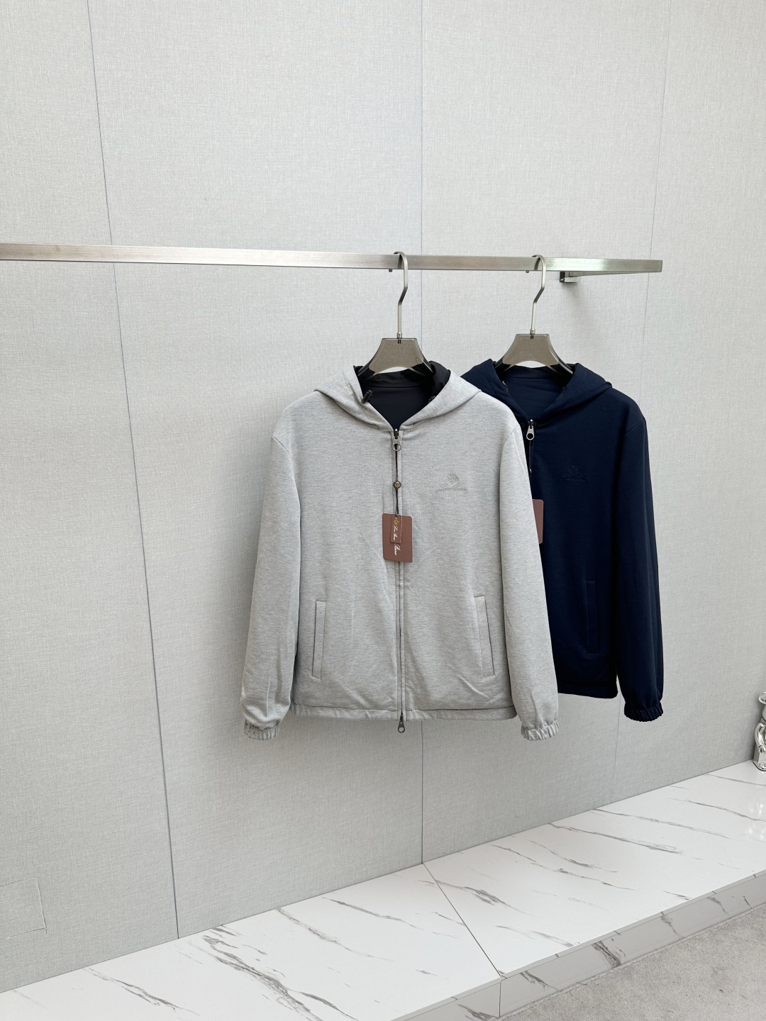 Loro Piana Jacket Black Hooded L