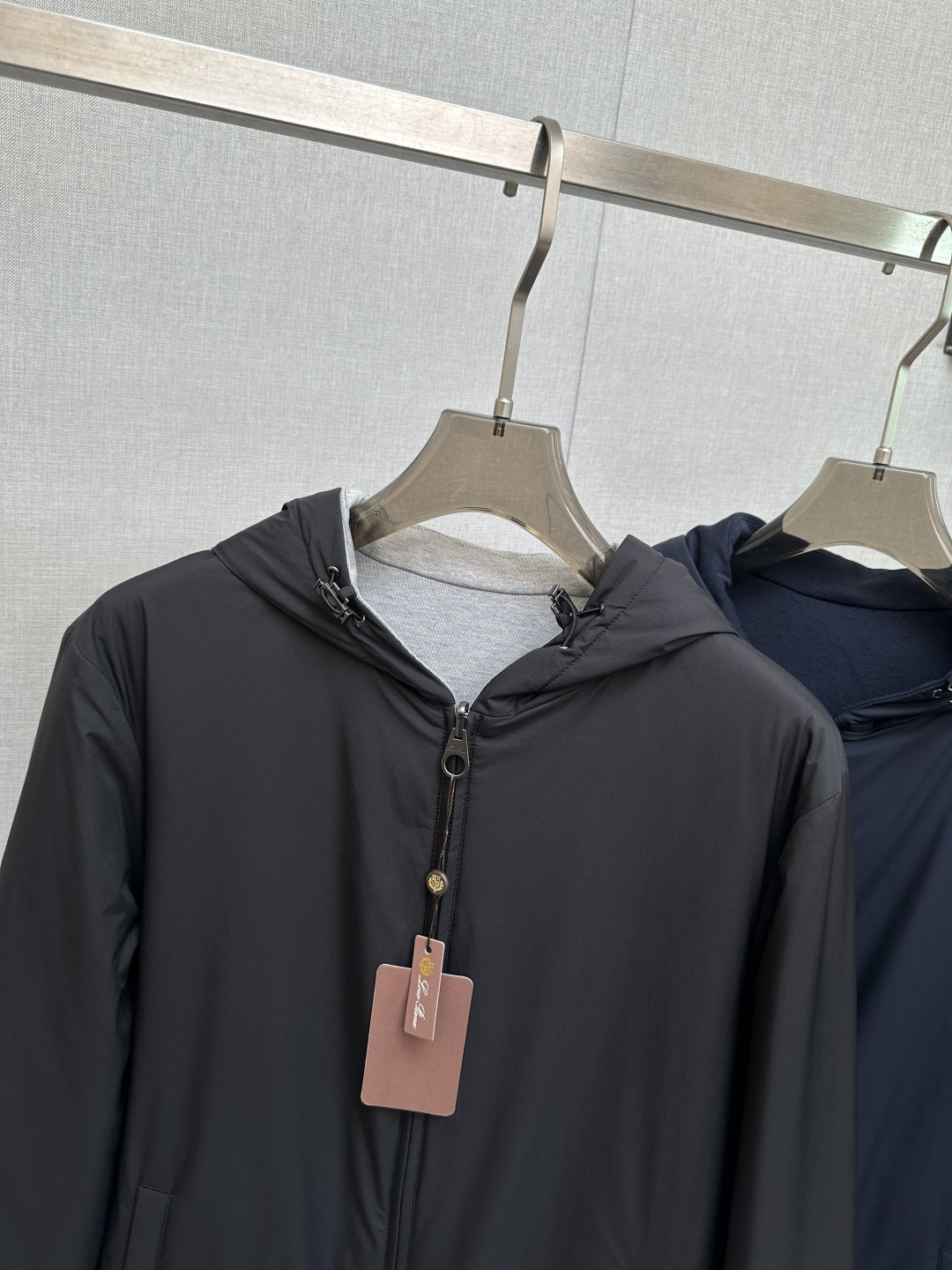 Loro Piana Jacket Black Hooded L