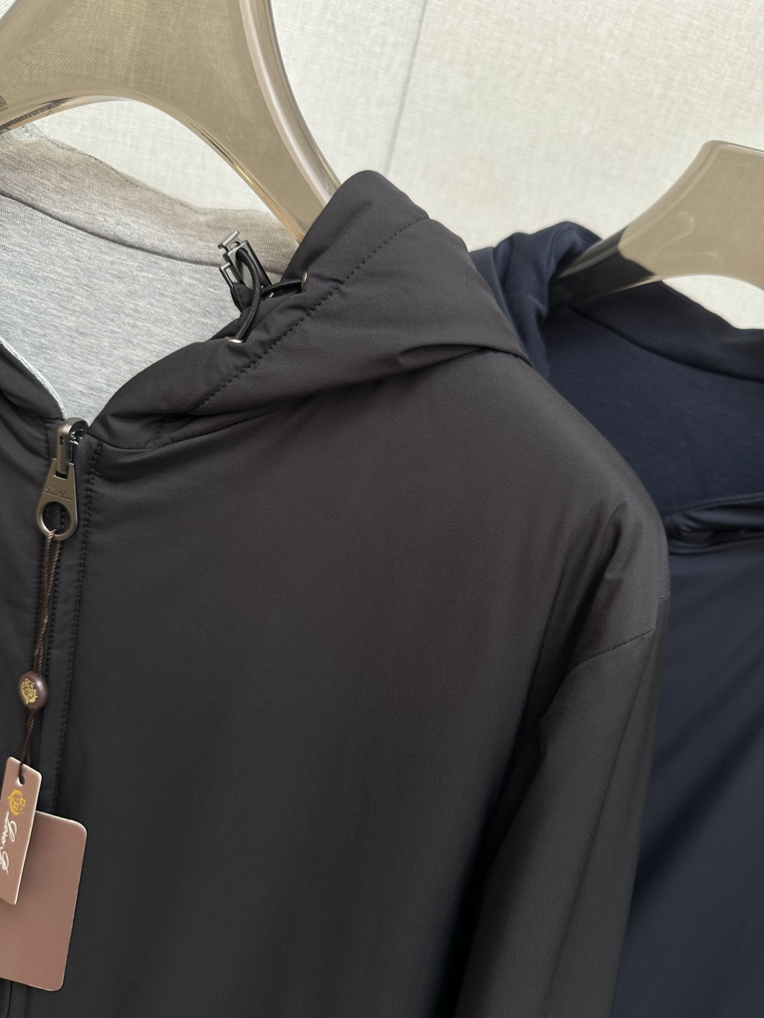 Loro Piana Jacket Black Hooded L