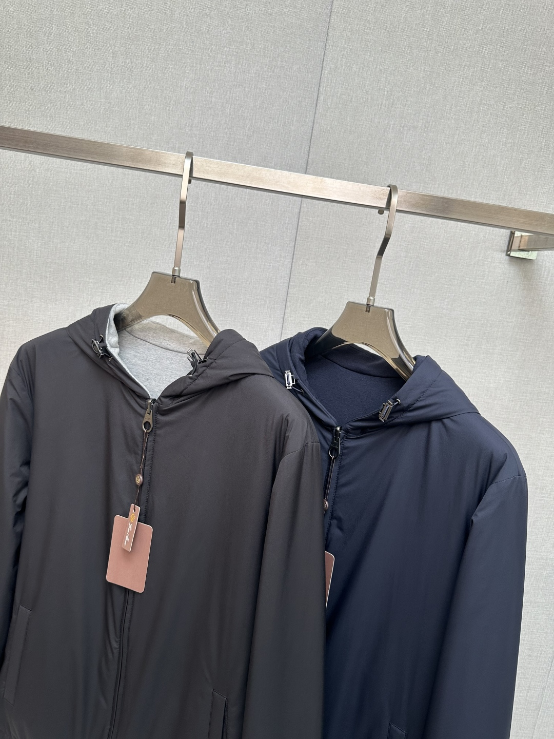 Loro Piana Jacket Black Hooded L