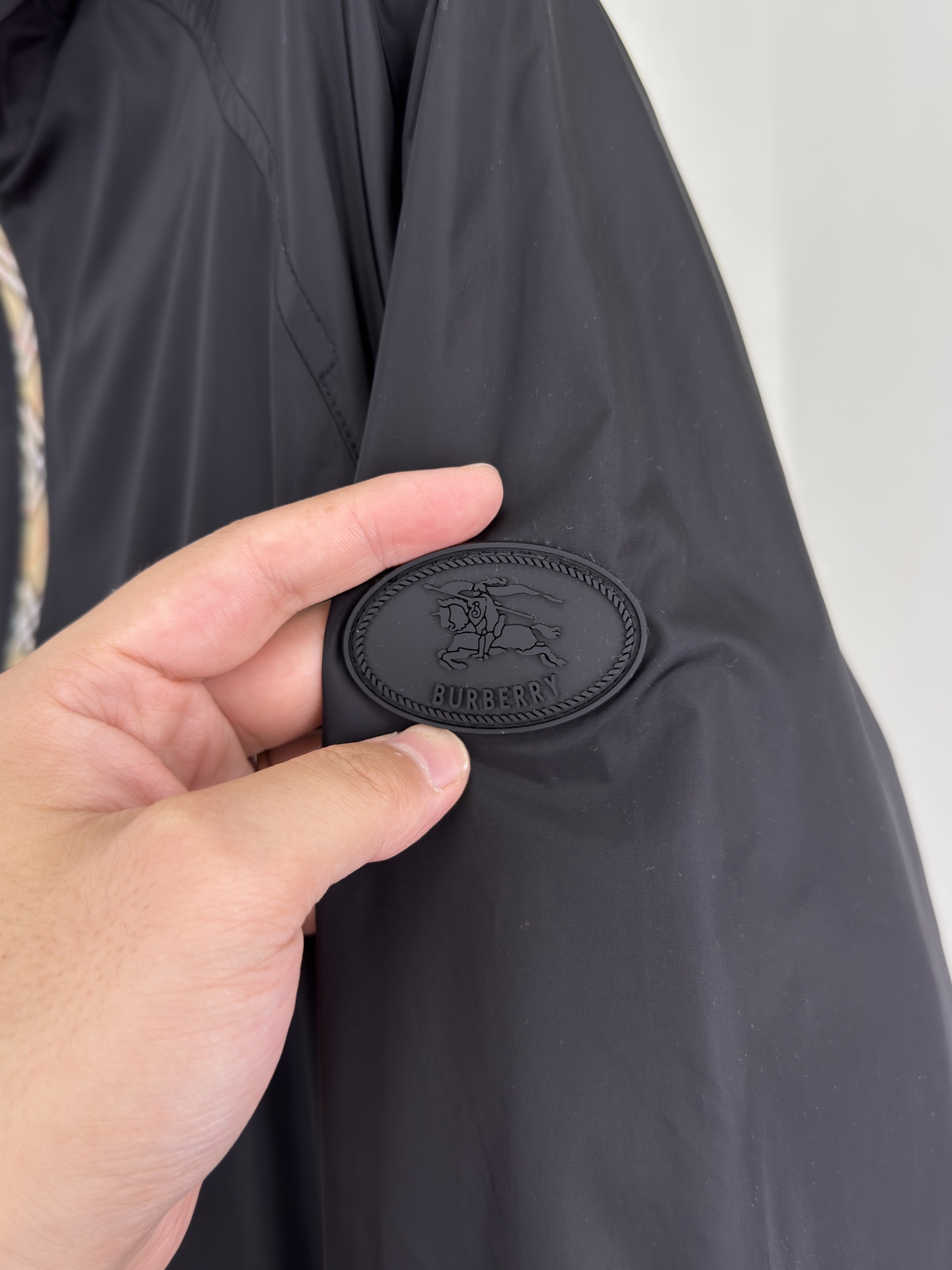 Burberry Basic Clothing Cotton Black Hooded M-xl