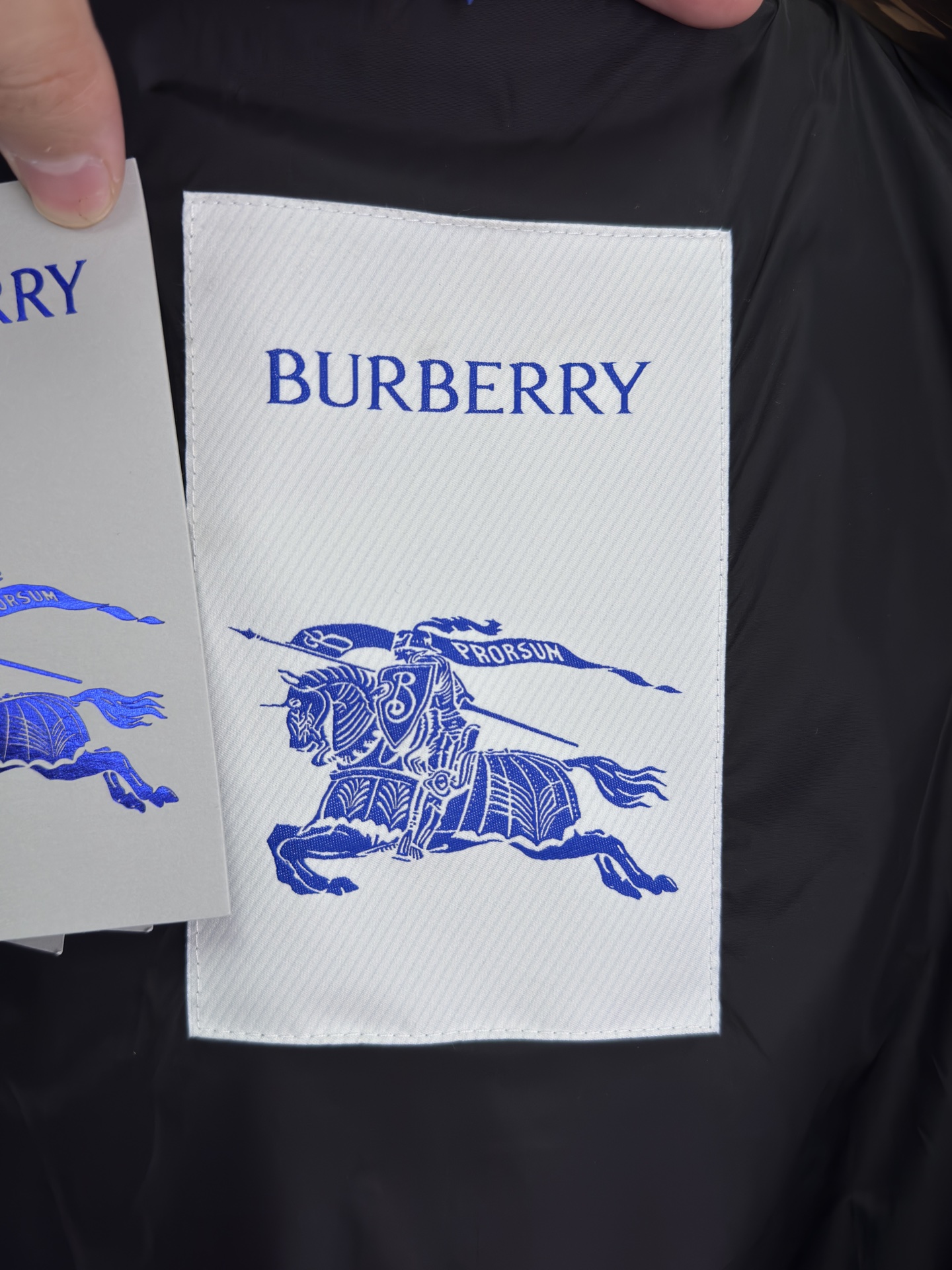 Burberry Basic Clothing Cotton Black Hooded M-xl