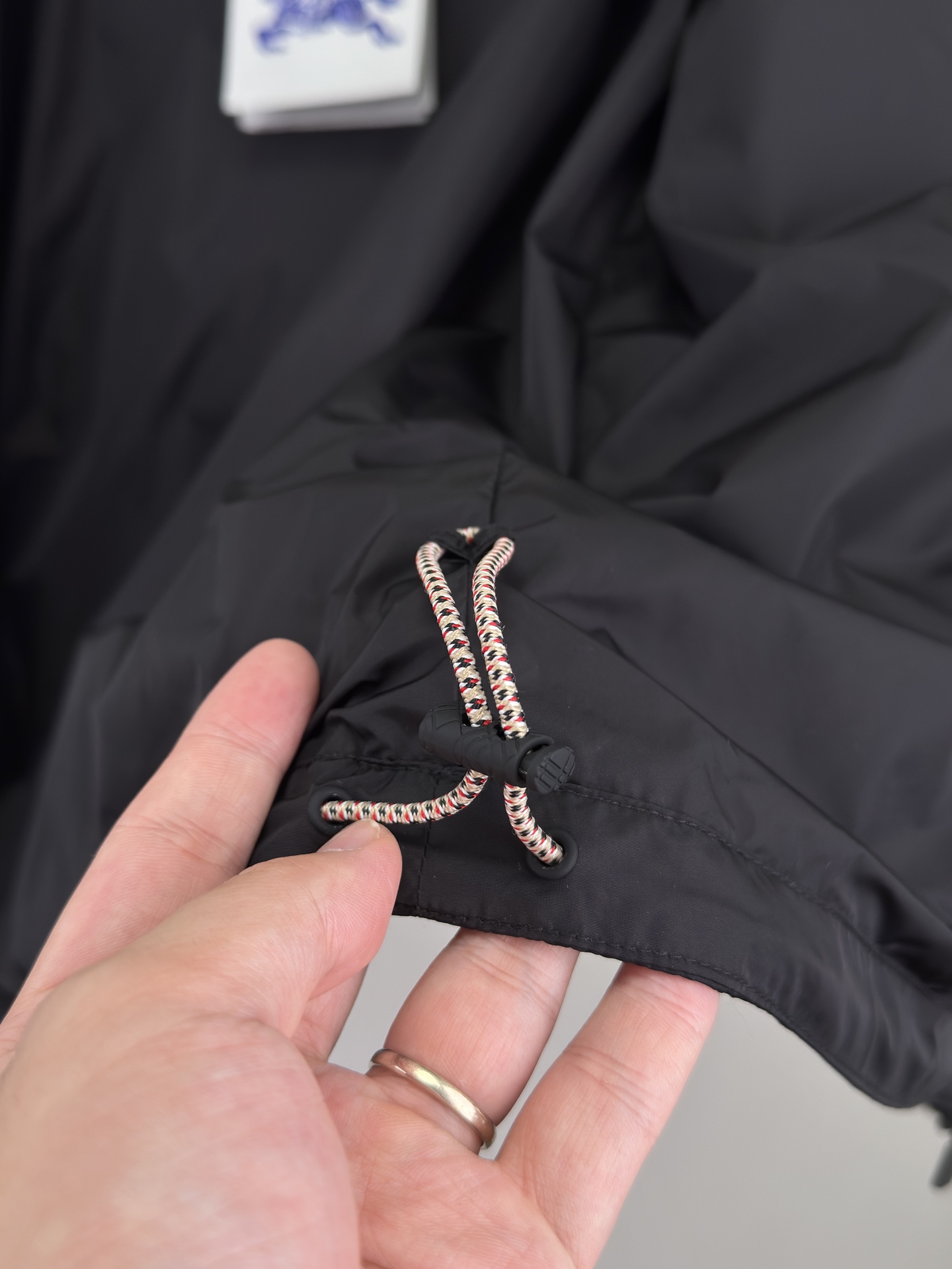 Burberry Basic Clothing Cotton Black Hooded M-xl