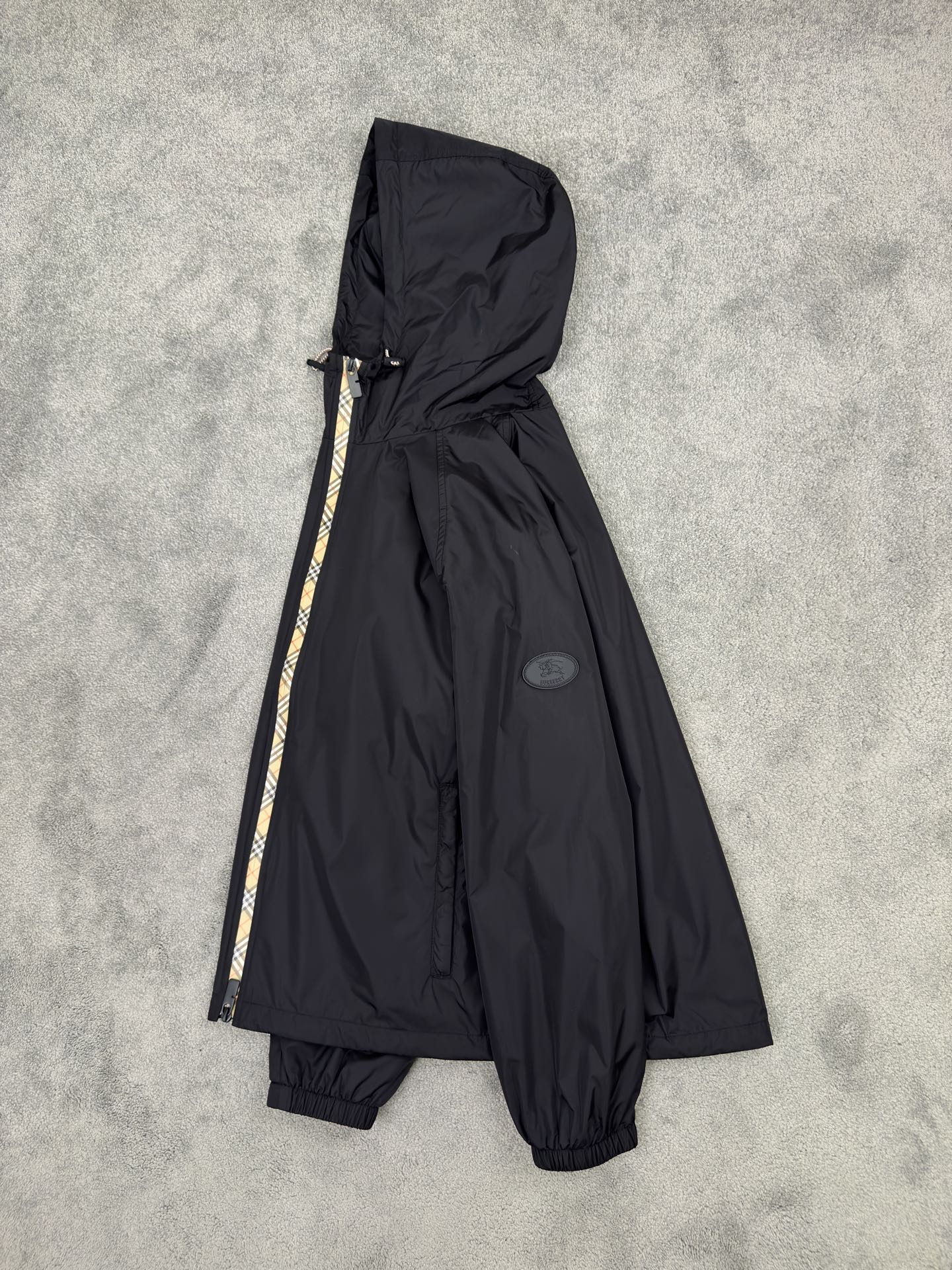 Burberry Basic Clothing Cotton Black Hooded M-xl