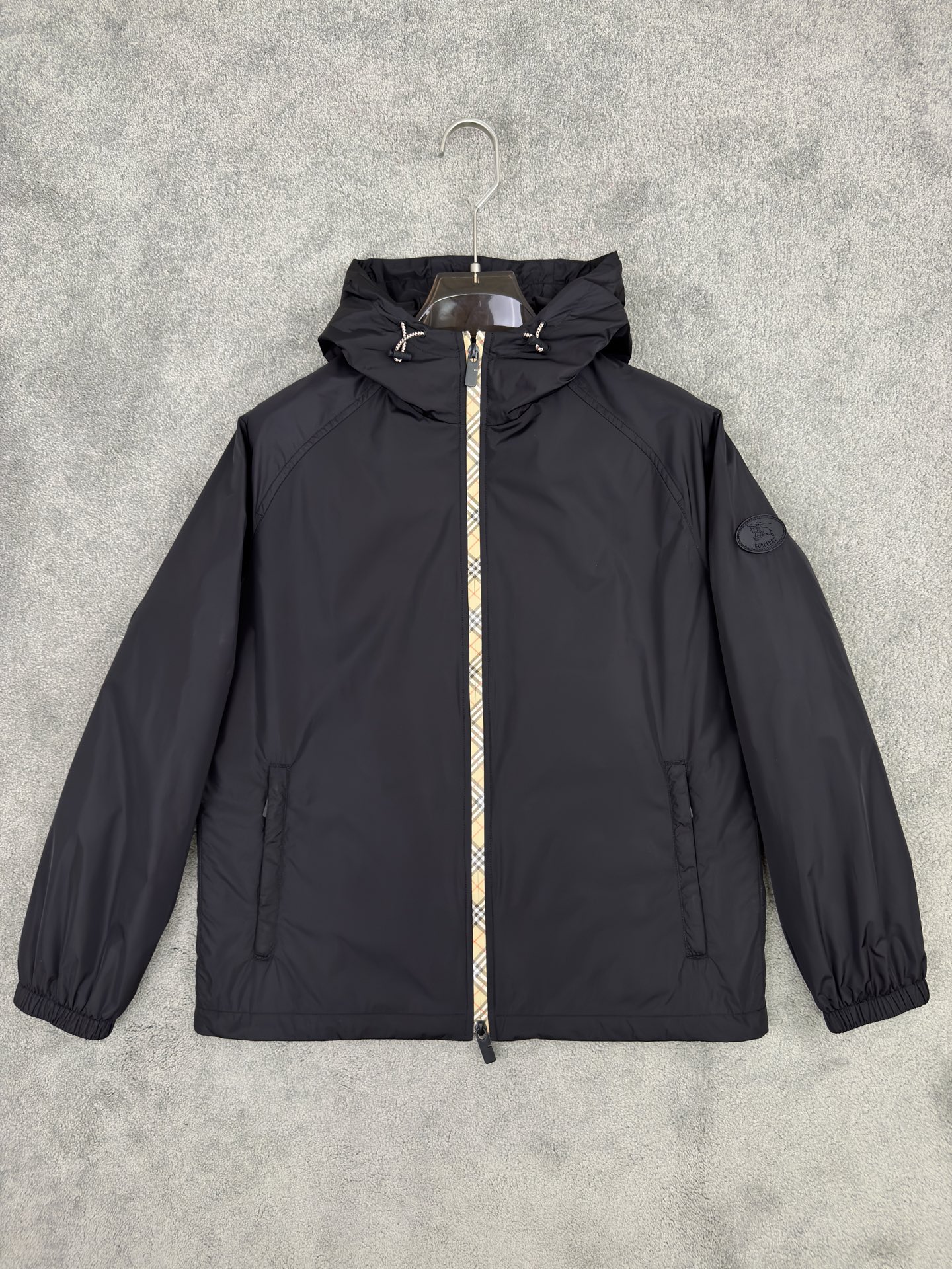 Burberry Basic Clothing Cotton Black Hooded M-xl