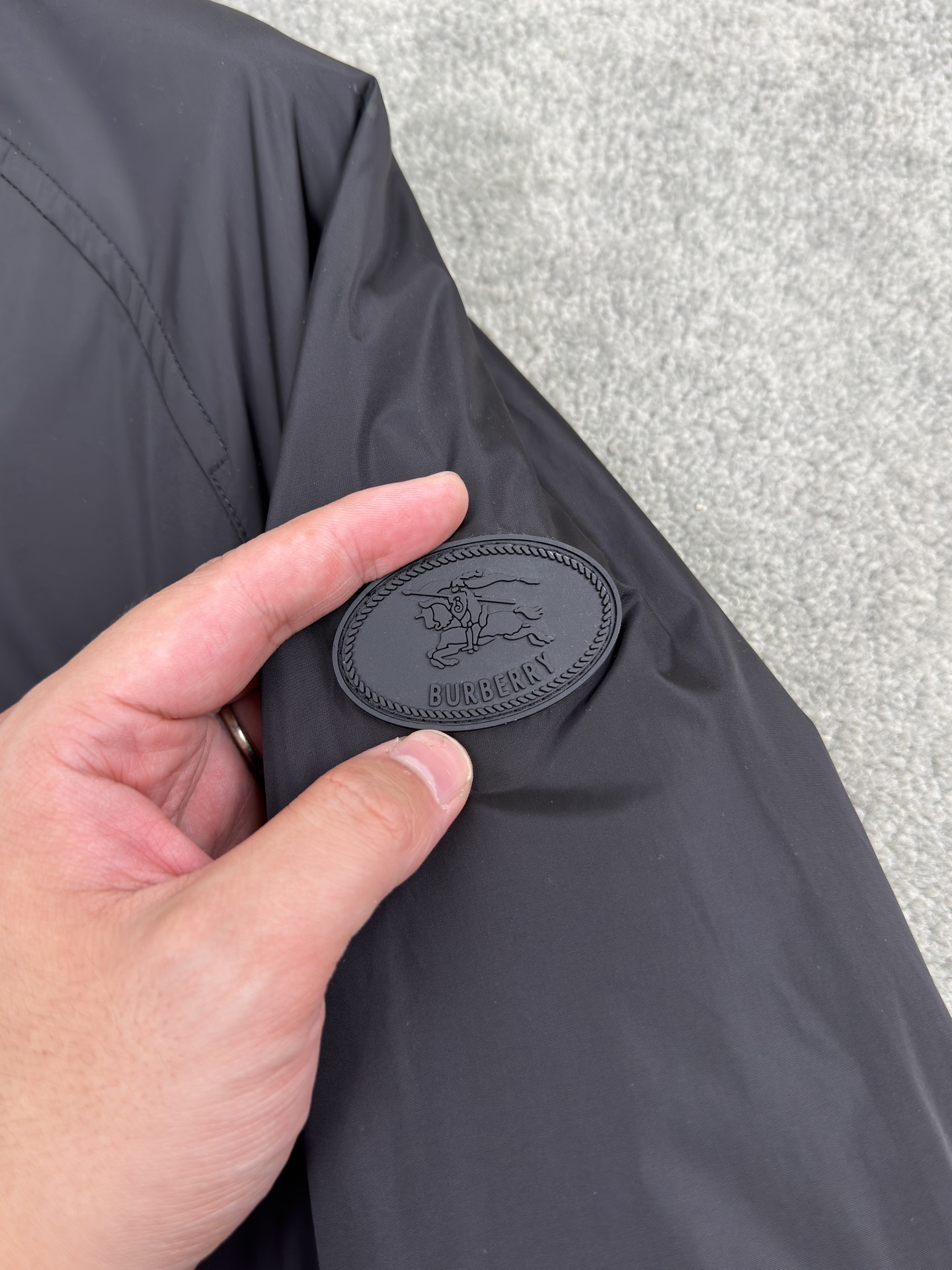 Burberry Basic Clothing Cotton Black Hooded M-xl