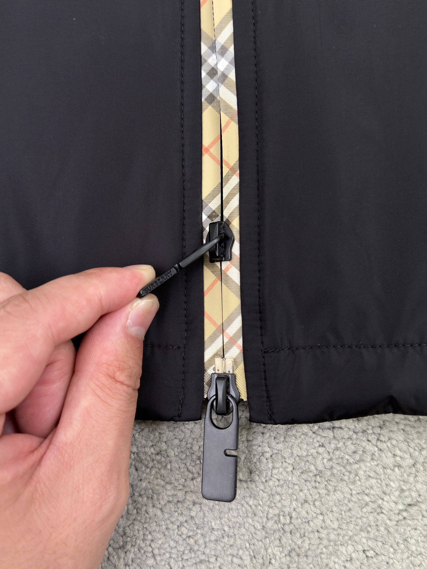 Burberry Basic Clothing Cotton Black Hooded M-xl