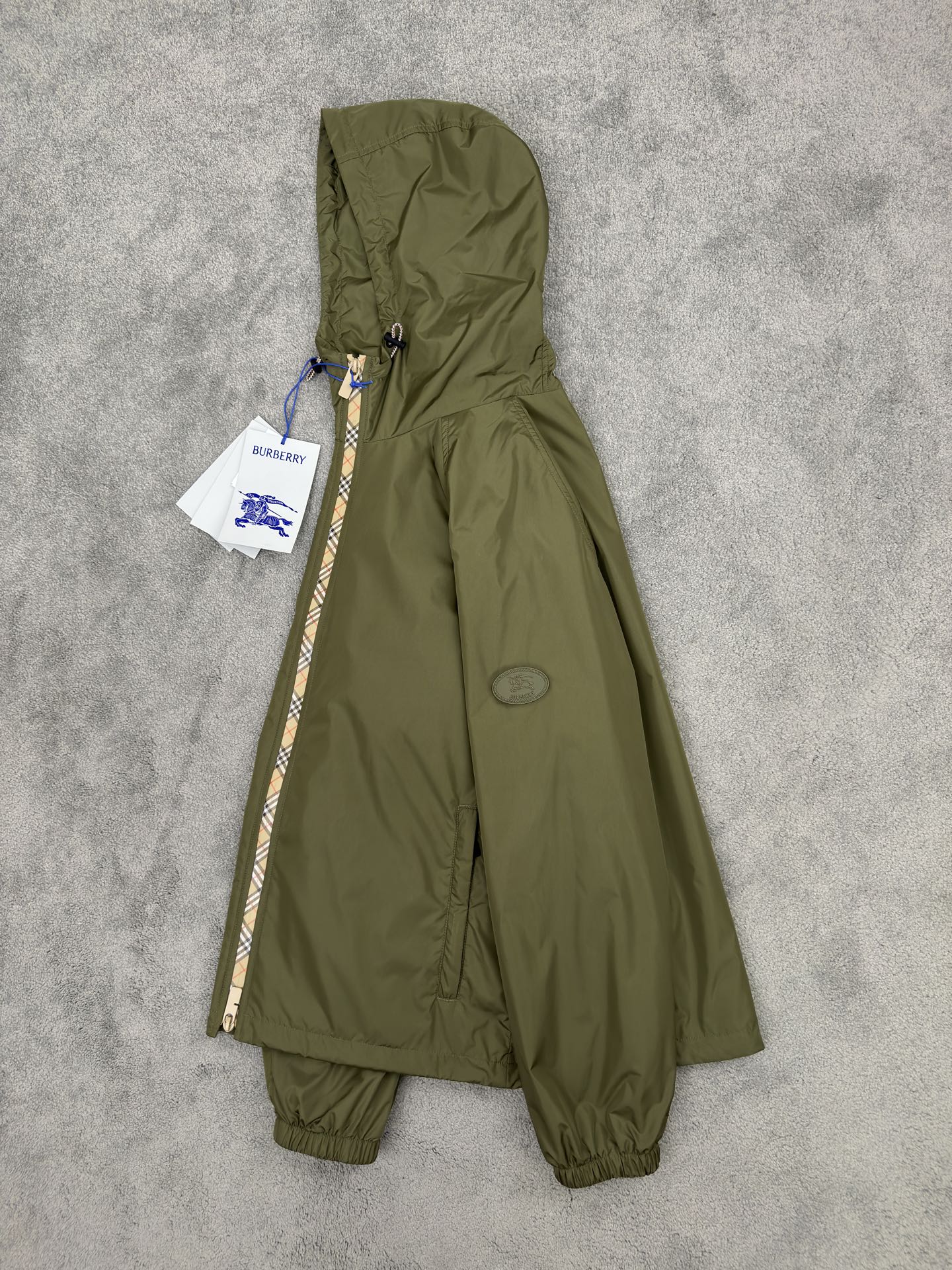 Burberry Basic Clothing Cotton Black Hooded M-xl