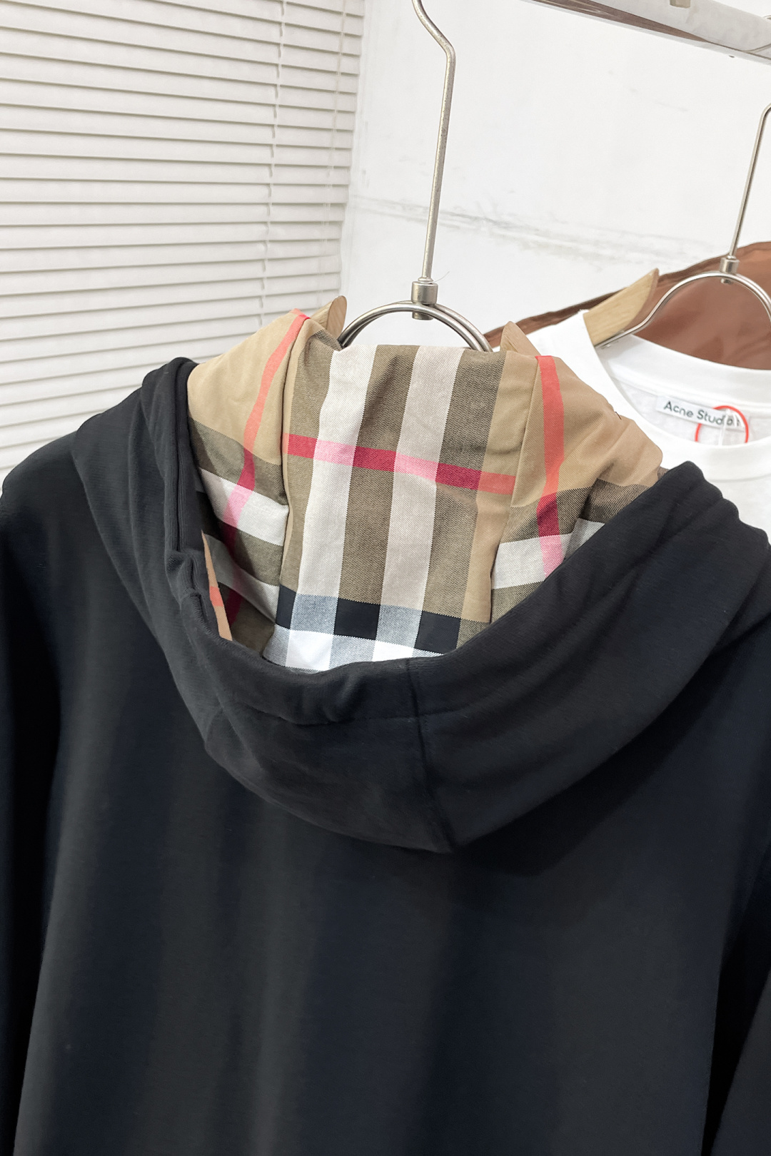 Burberry Couple Hoodie Cotton Black Hooded S-m-l-xl