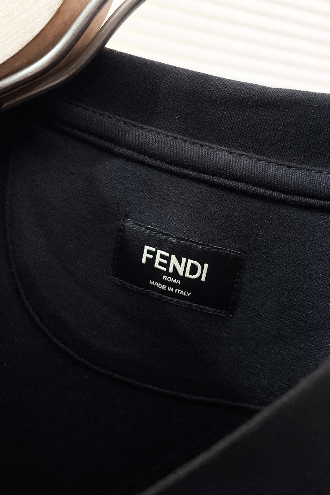 Fendi Couple Basic Clothing Cotton Black S-m-l-xl