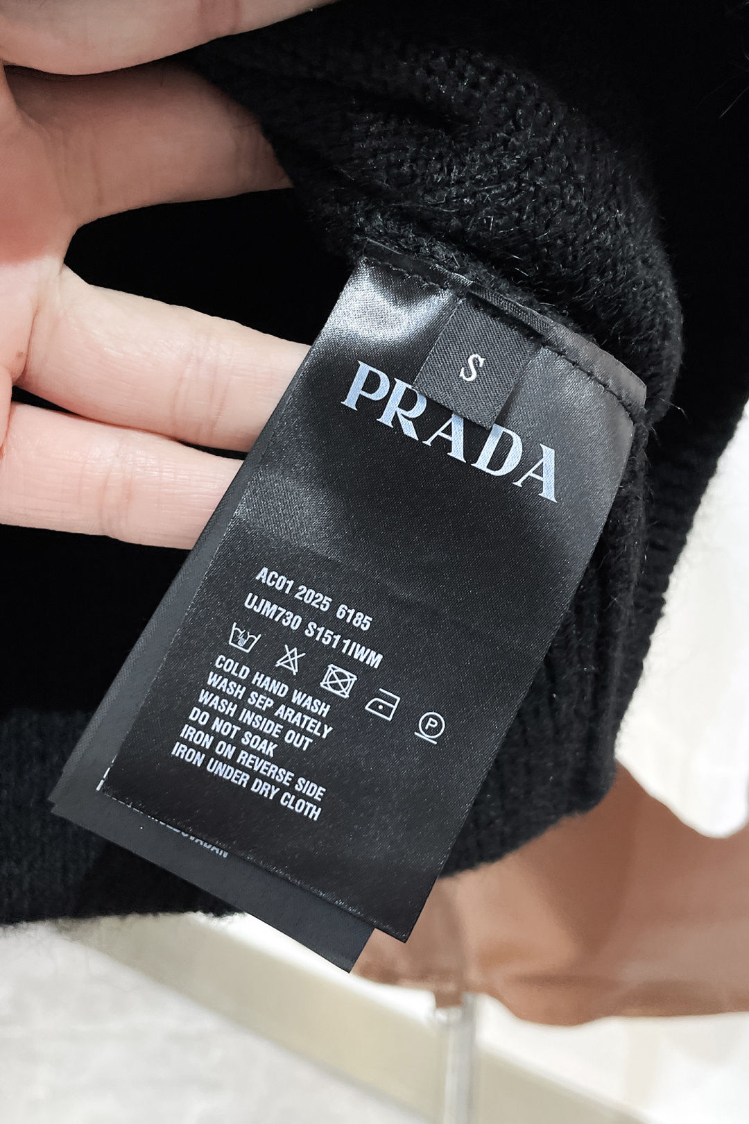 Prada Male Basic Clothing Wool Black Xs-s-l