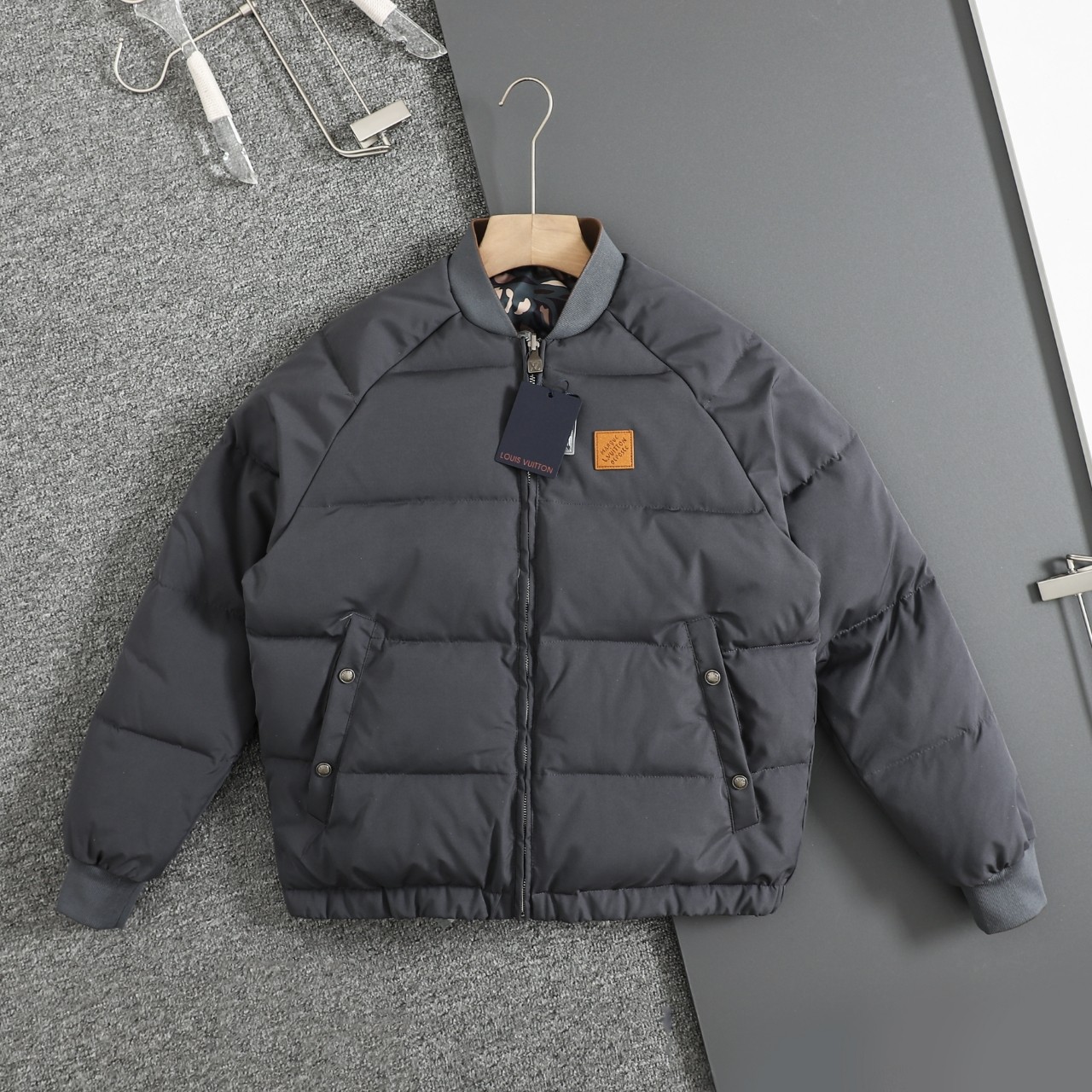 Louis Vuitton Jacket Cotton Gray M-l-xl-xxl