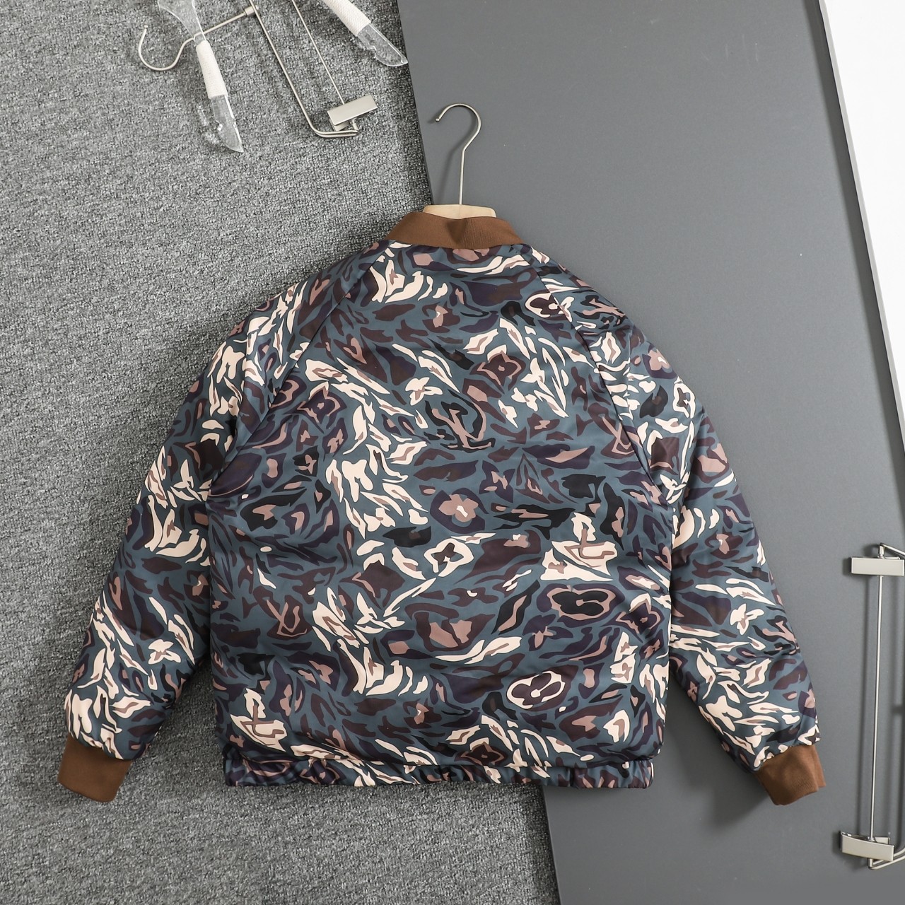 Louis Vuitton Jacket Cotton Gray M-l-xl-xxl