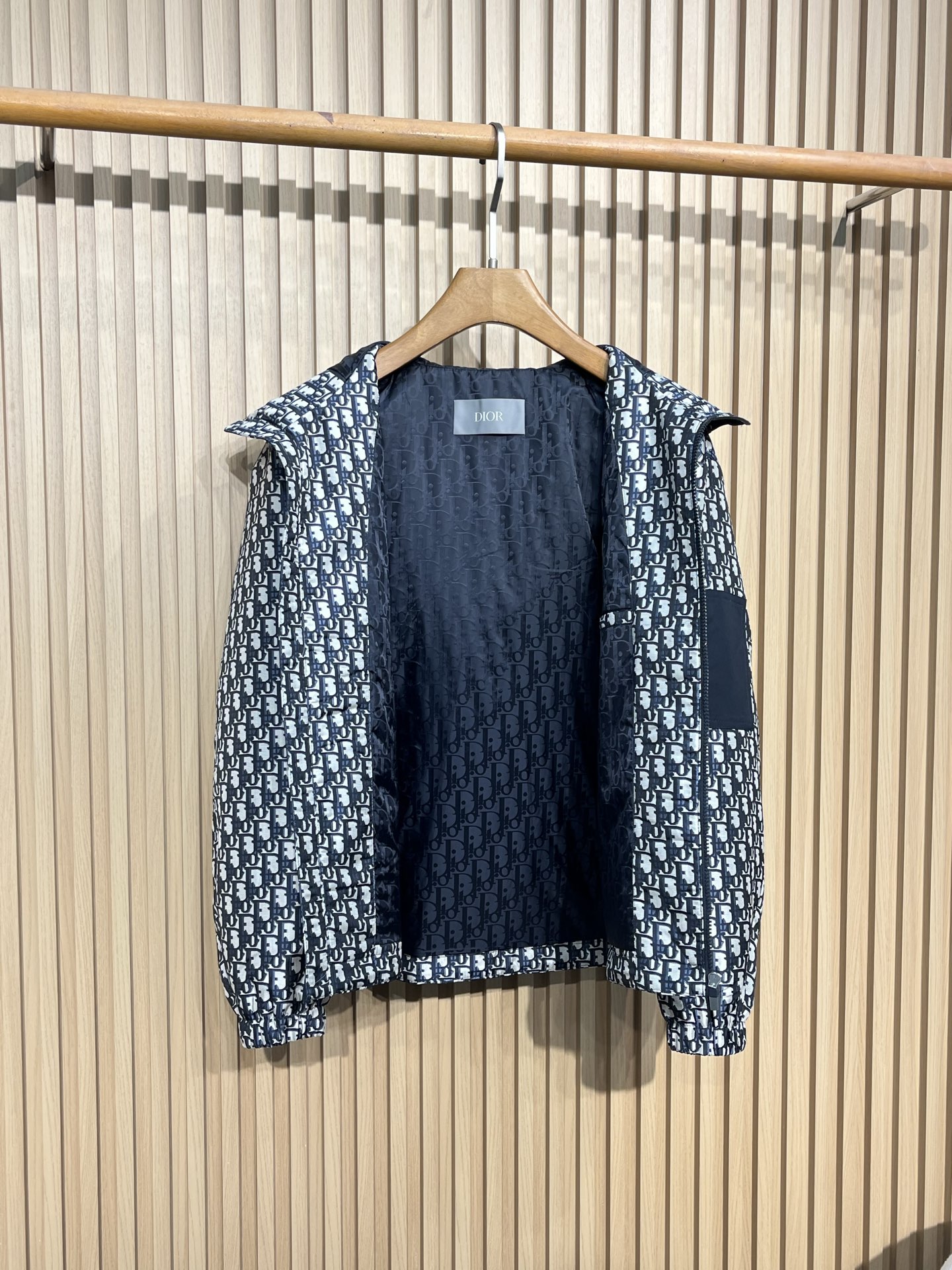 Dior Jacket Cotton Black Hooded S-l