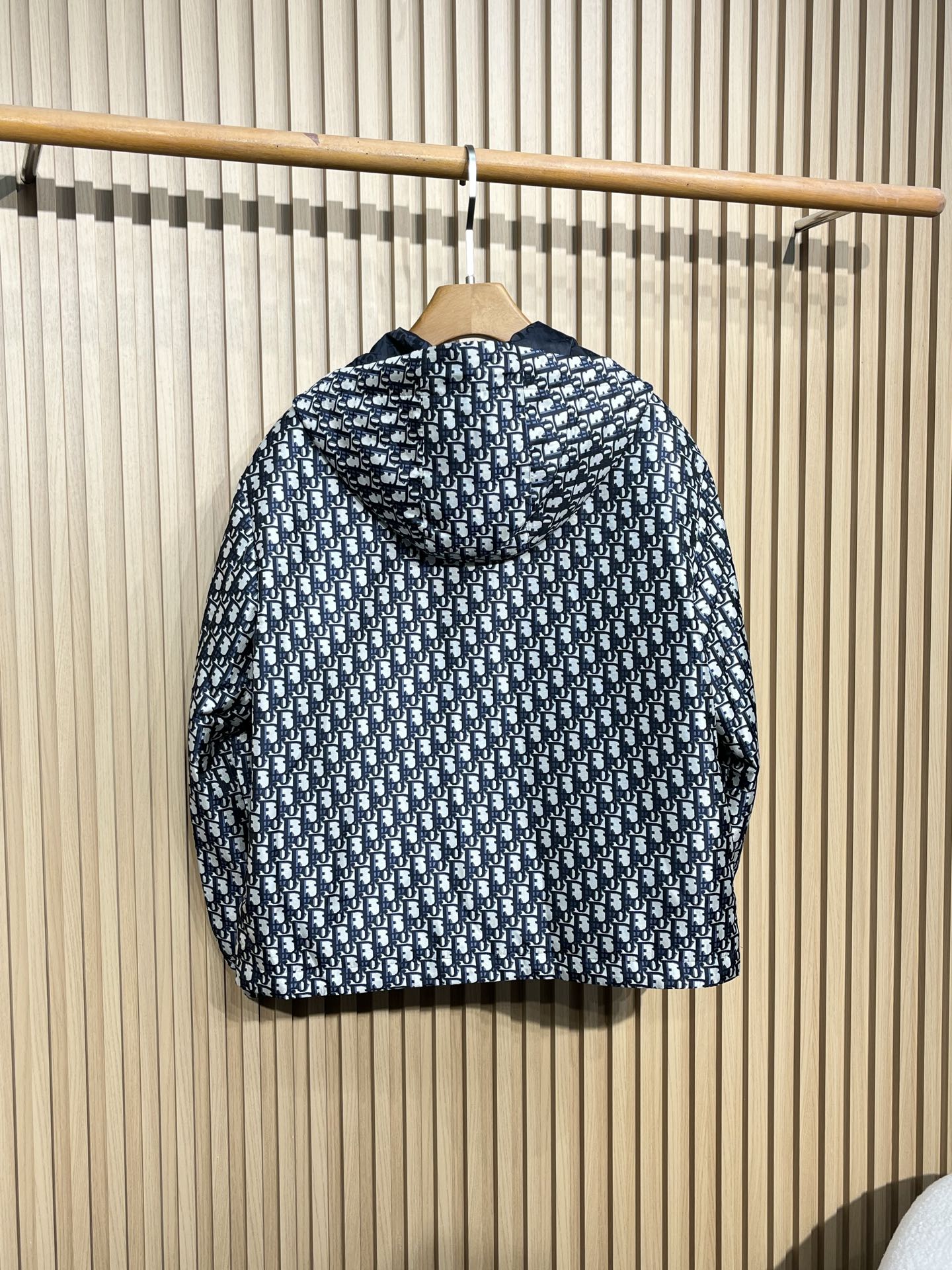 Dior Jacket Cotton Black Hooded S-l