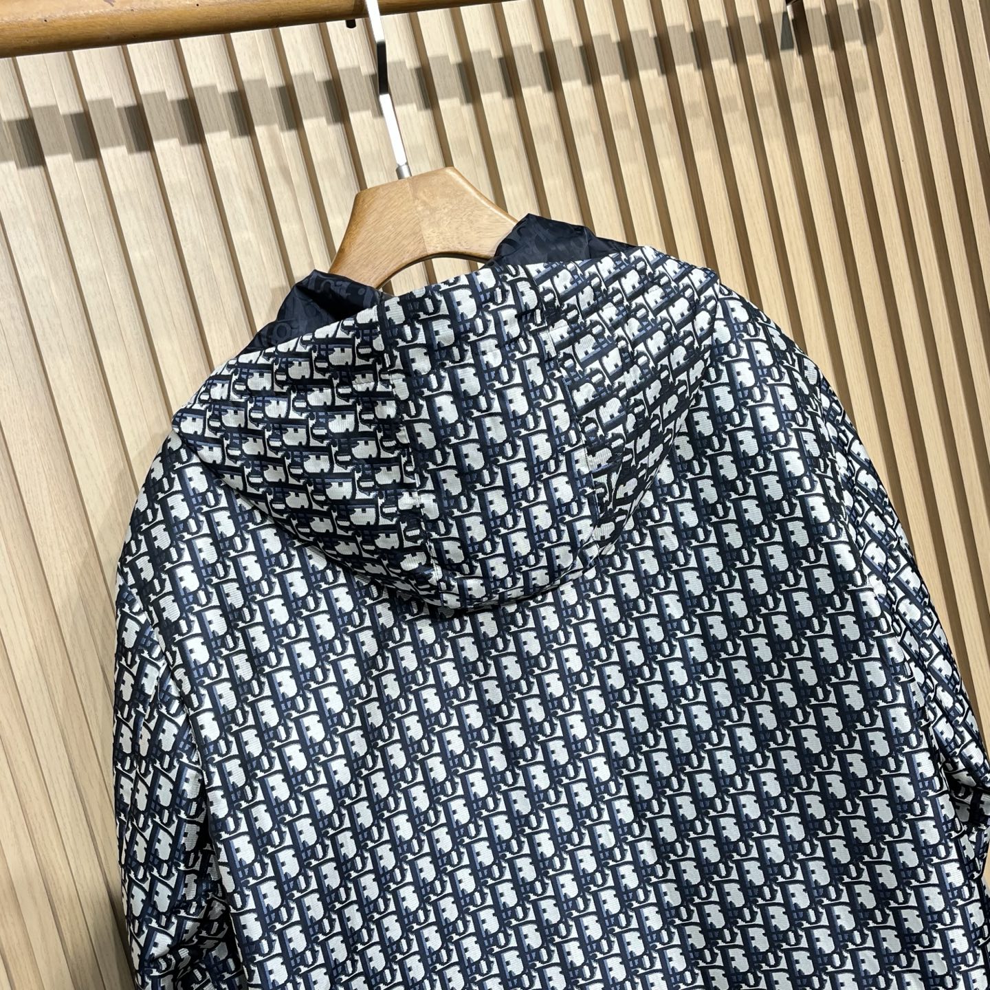 Dior Jacket Cotton Black Hooded S-l