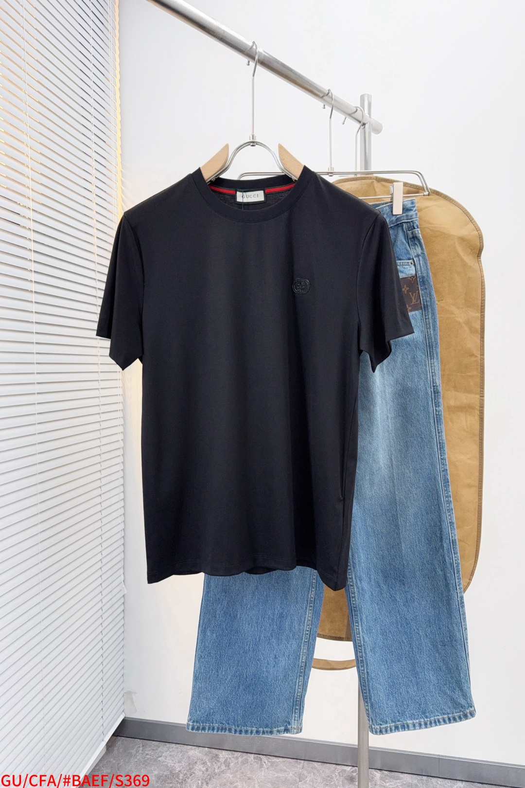 Gucci Couple Basic Clothing Cotton Loose Fit S-m-xl