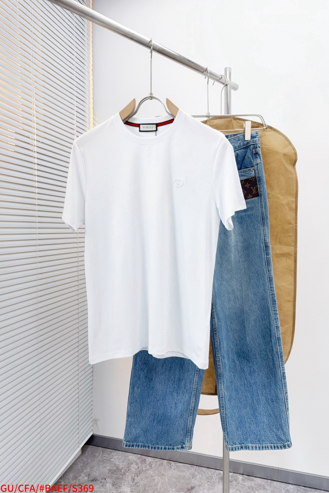 Gucci Couple Basic Clothing Cotton Loose Fit S-m-xl