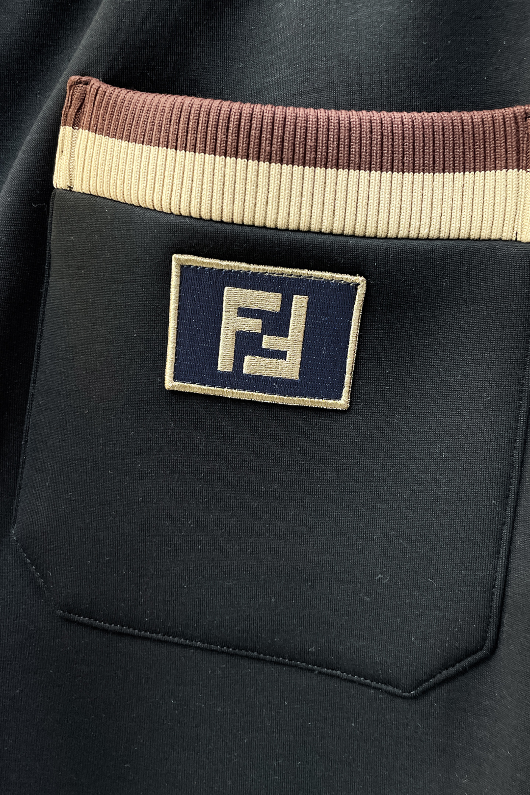 Fendi Basic Clothing Black Fleece Lined S-m-xl