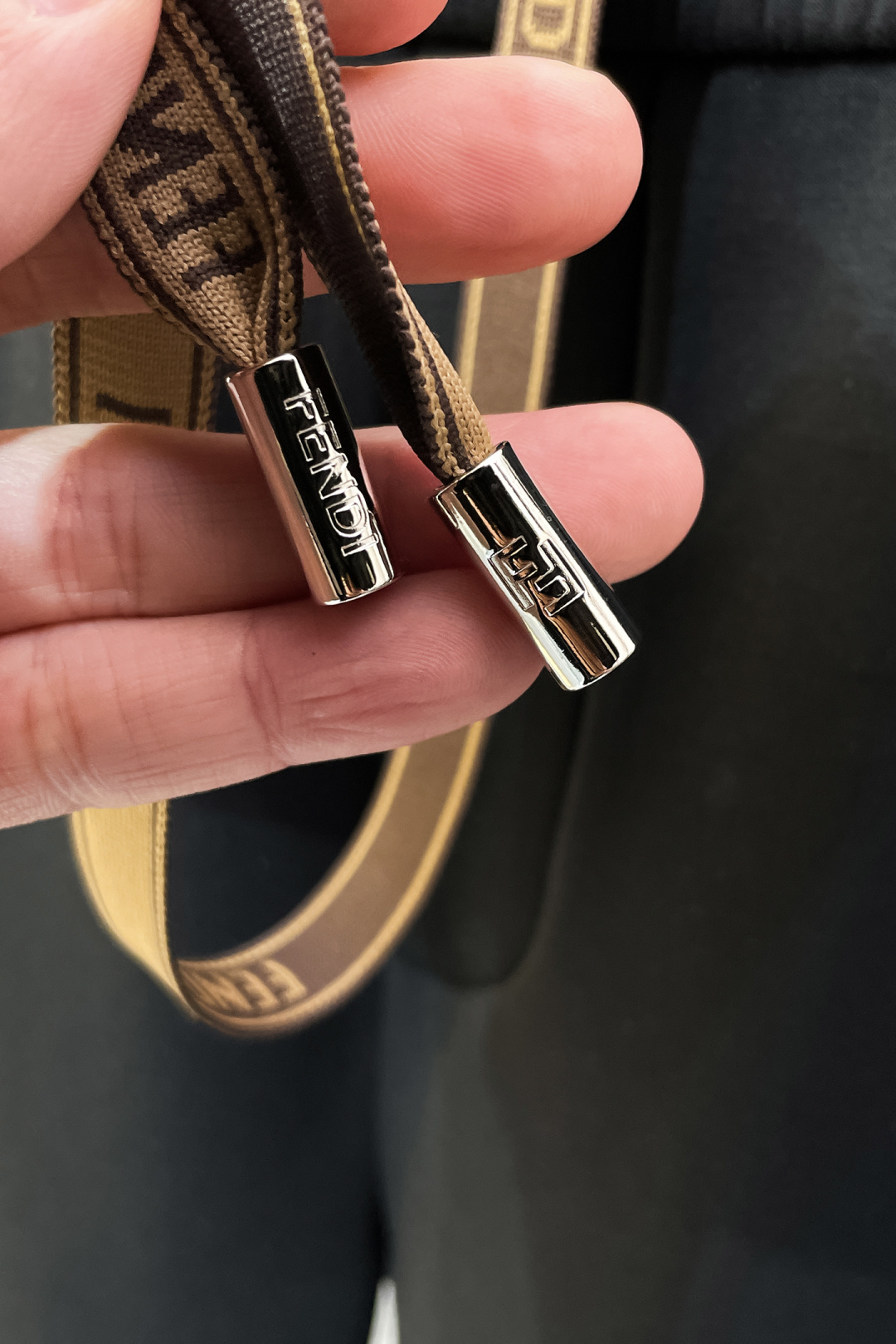 Fendi Basic Clothing Black Fleece Lined S-m-xl