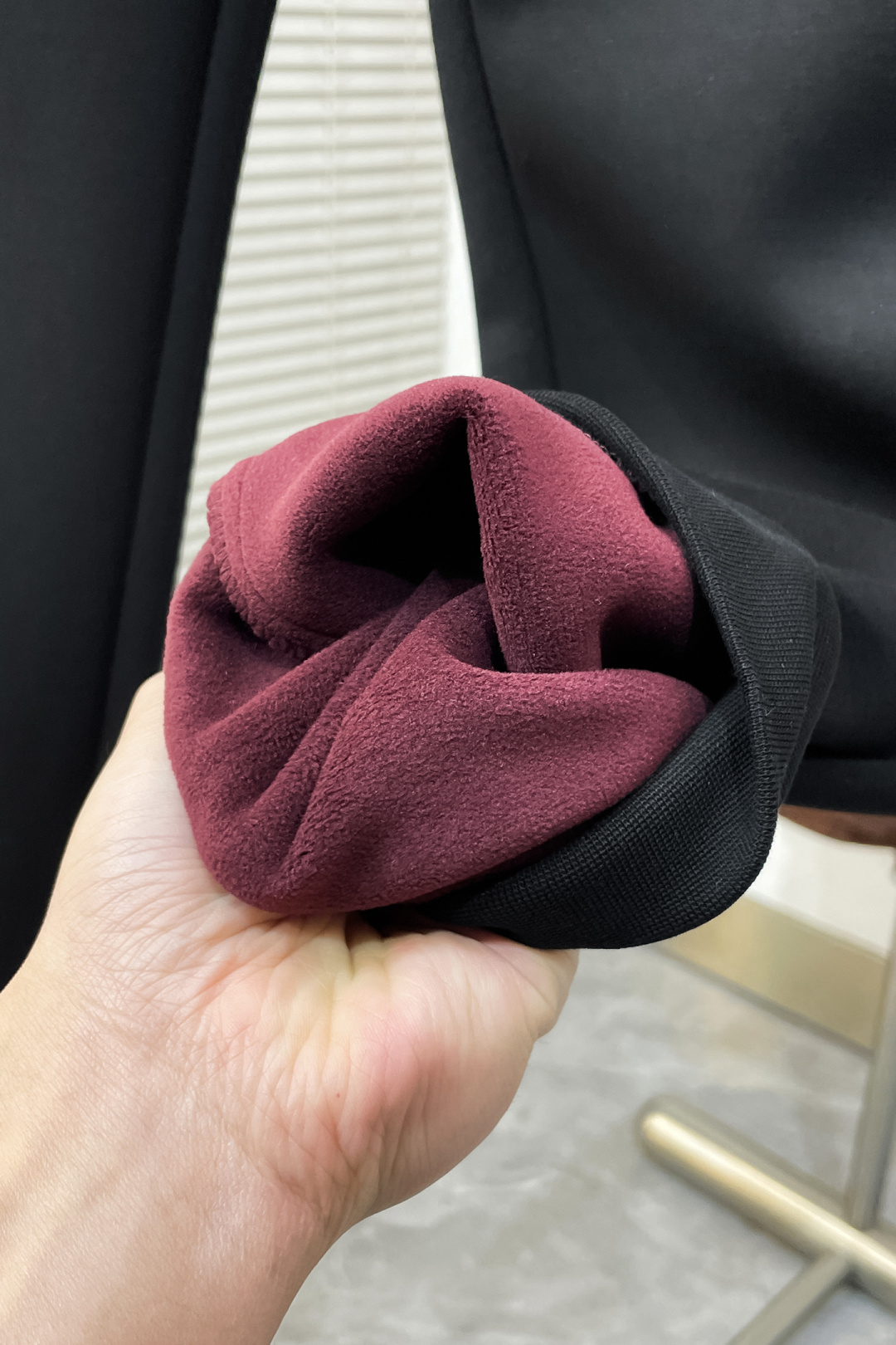 Fendi Basic Clothing Black Fleece Lined S-m-xl