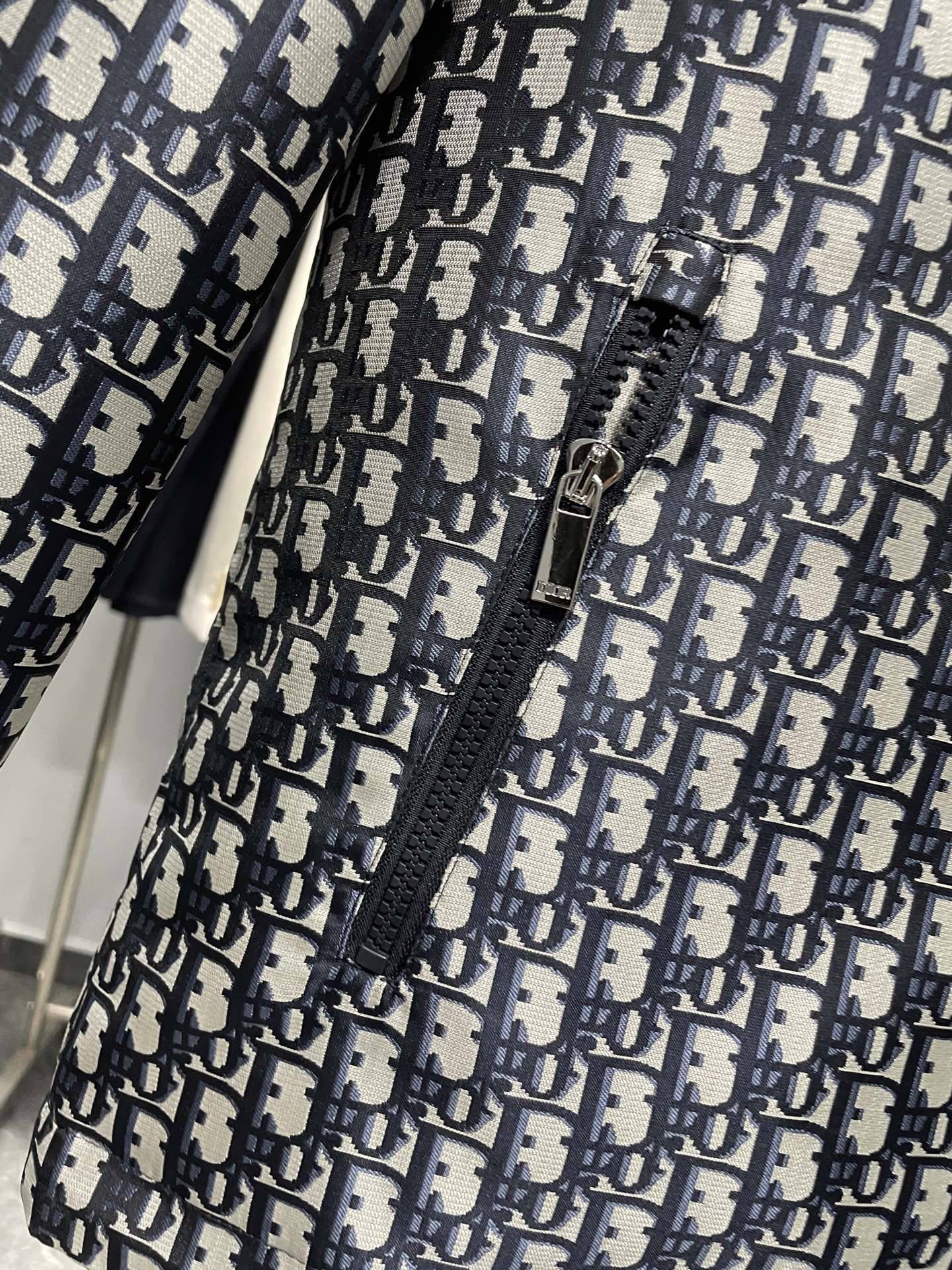 Dior Couple Jacket Cotton Blue Hooded M-l-xl