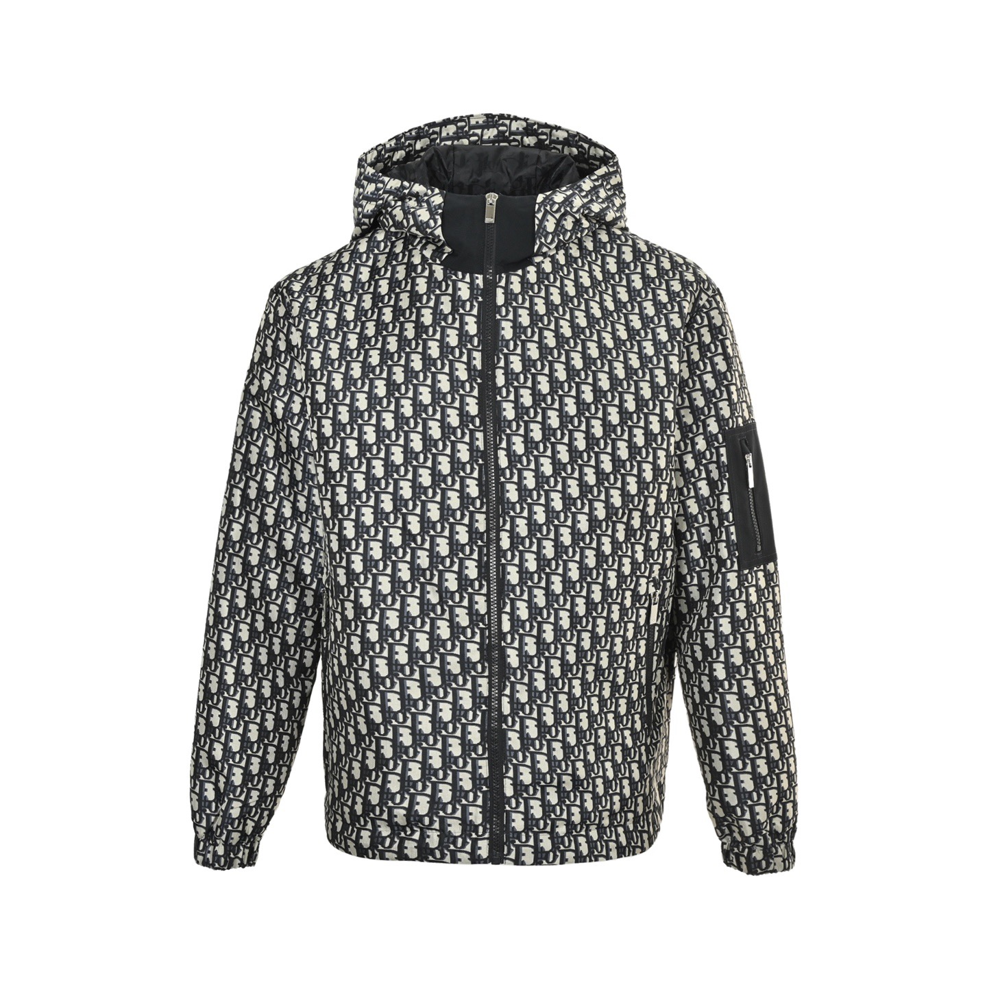 Dior Couple Jacket Cotton Blue Hooded M-l-xl