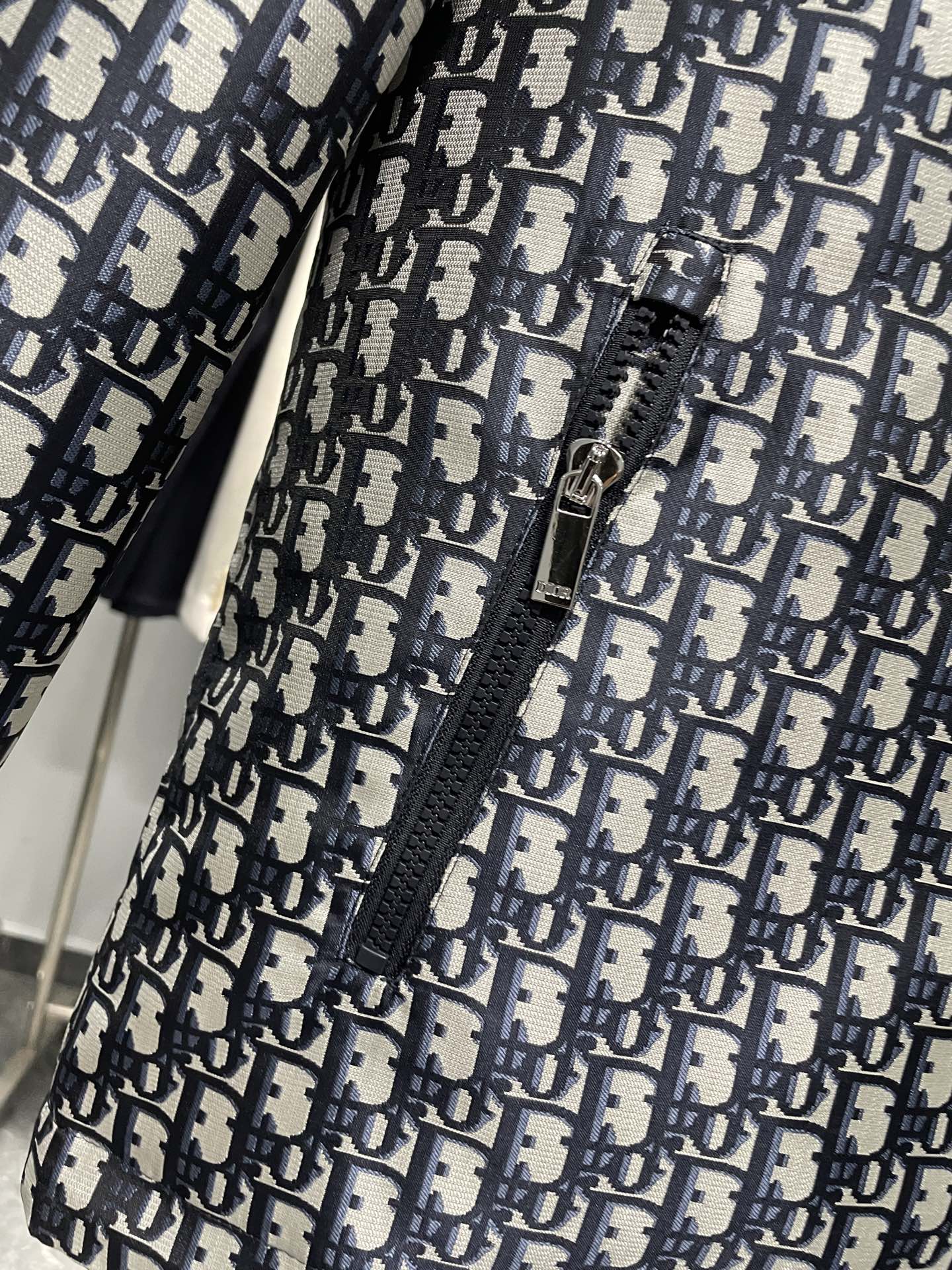 Dior Couple Jacket Cotton Blue Hooded M-l-xl