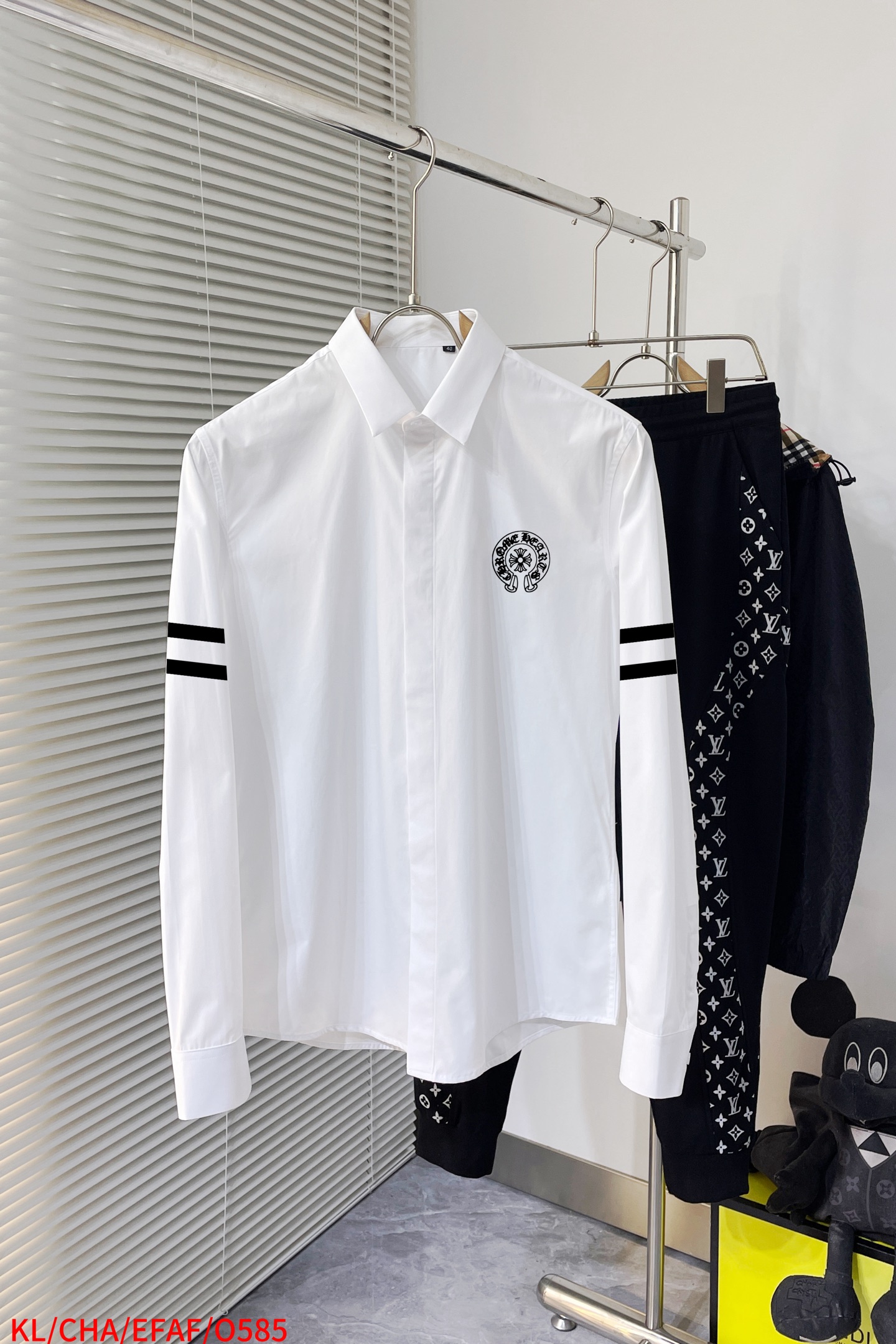 Chrome Hearts Male Shirt Cotton L