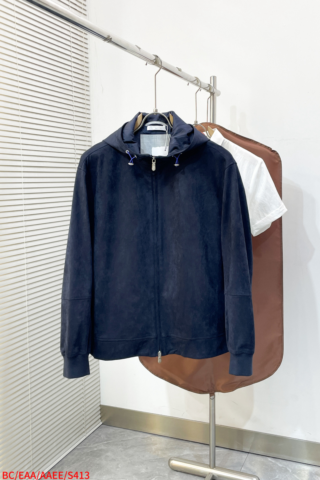 Brunello Cucinelli Male Basic Clothing Black Hooded S-m-l-xl