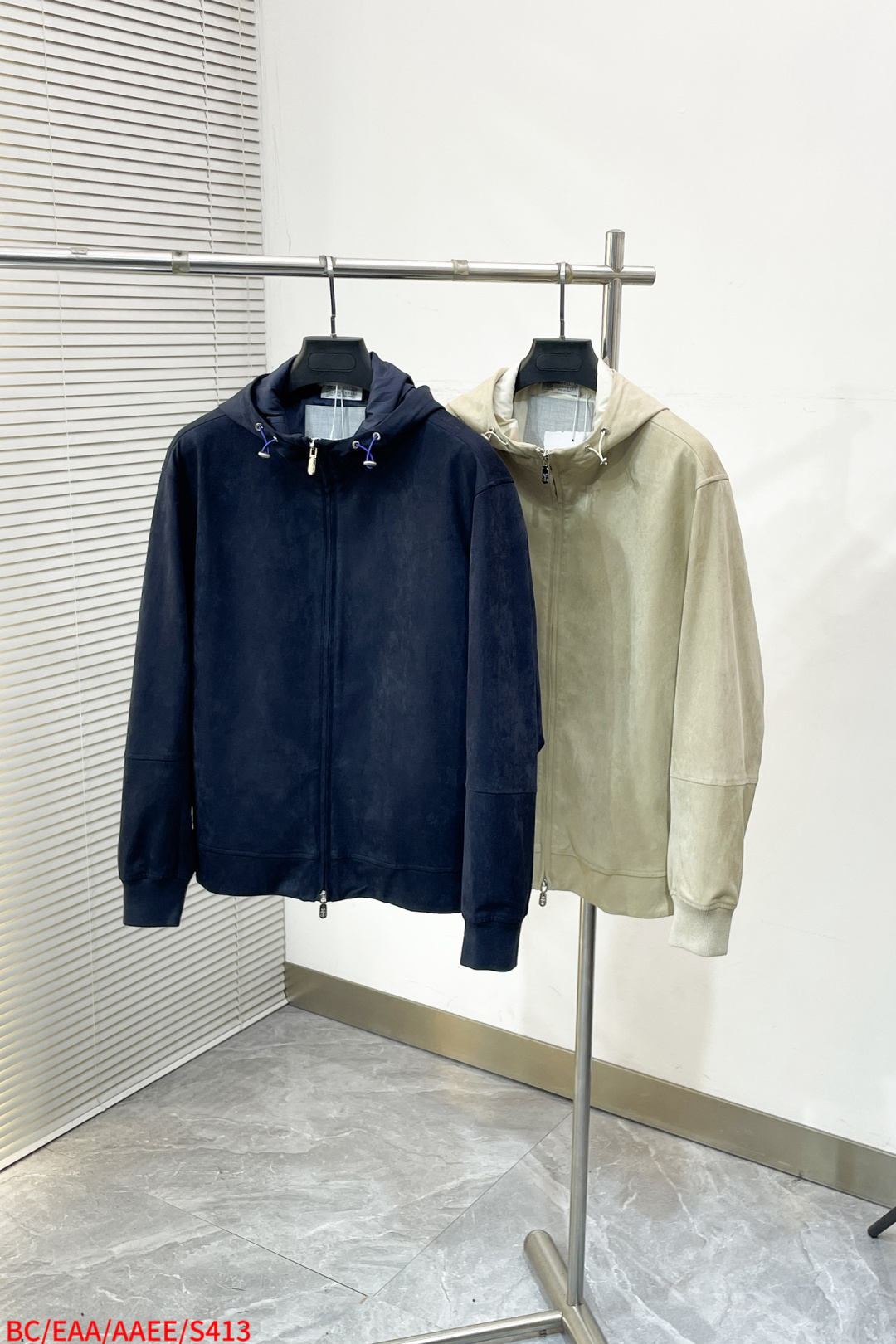 Brunello Cucinelli Male Basic Clothing Black Hooded S-m-l-xl