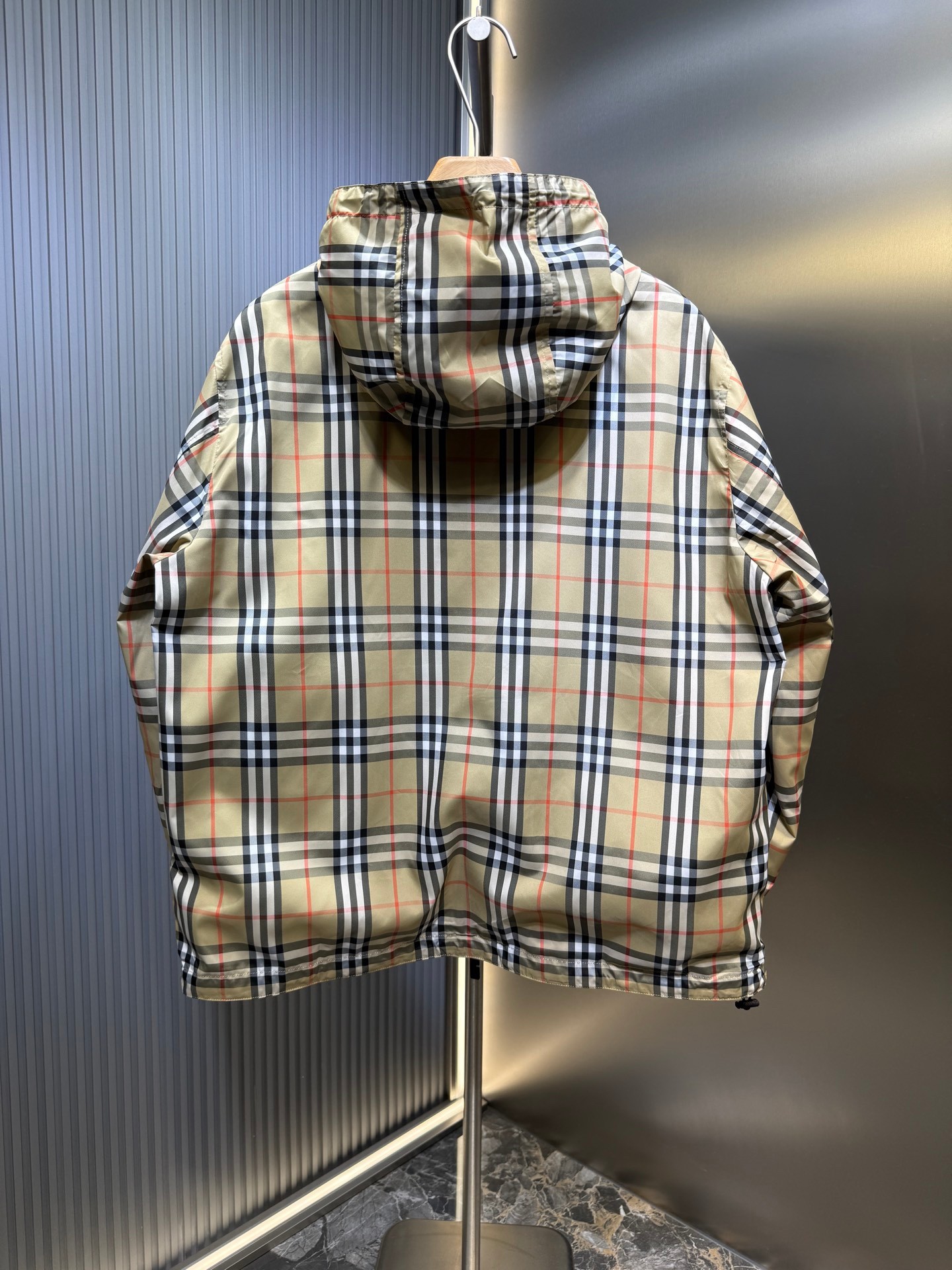 Burberry Basic Clothing Blue Hooded M-xl