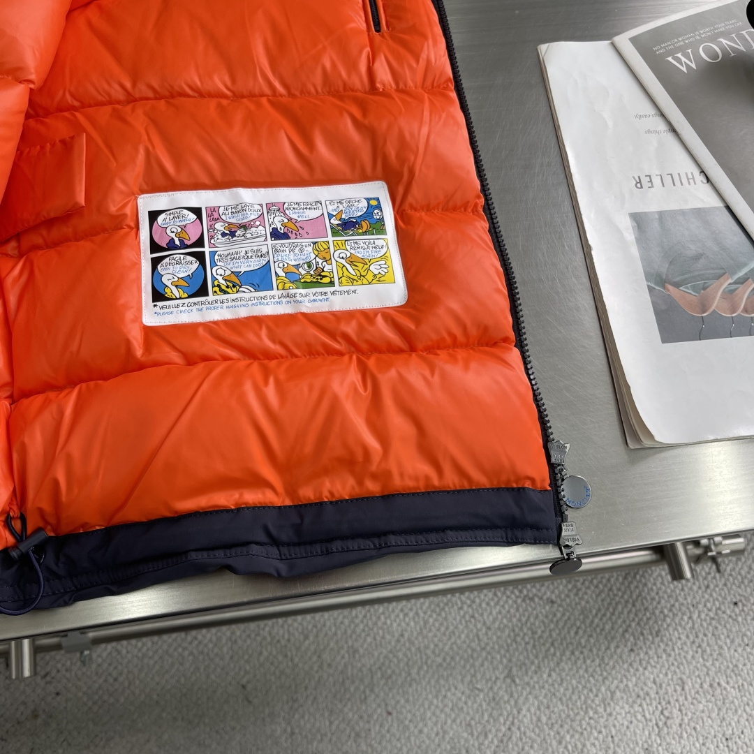 Moncler Shirt White Duck Down Slim Fit M