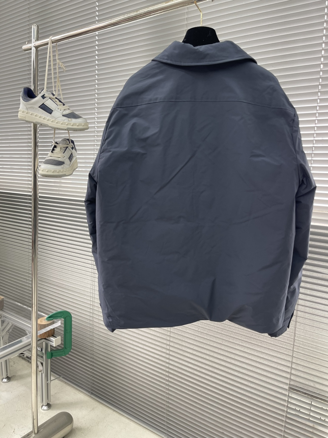 Moncler Shirt White Duck Down Slim Fit M